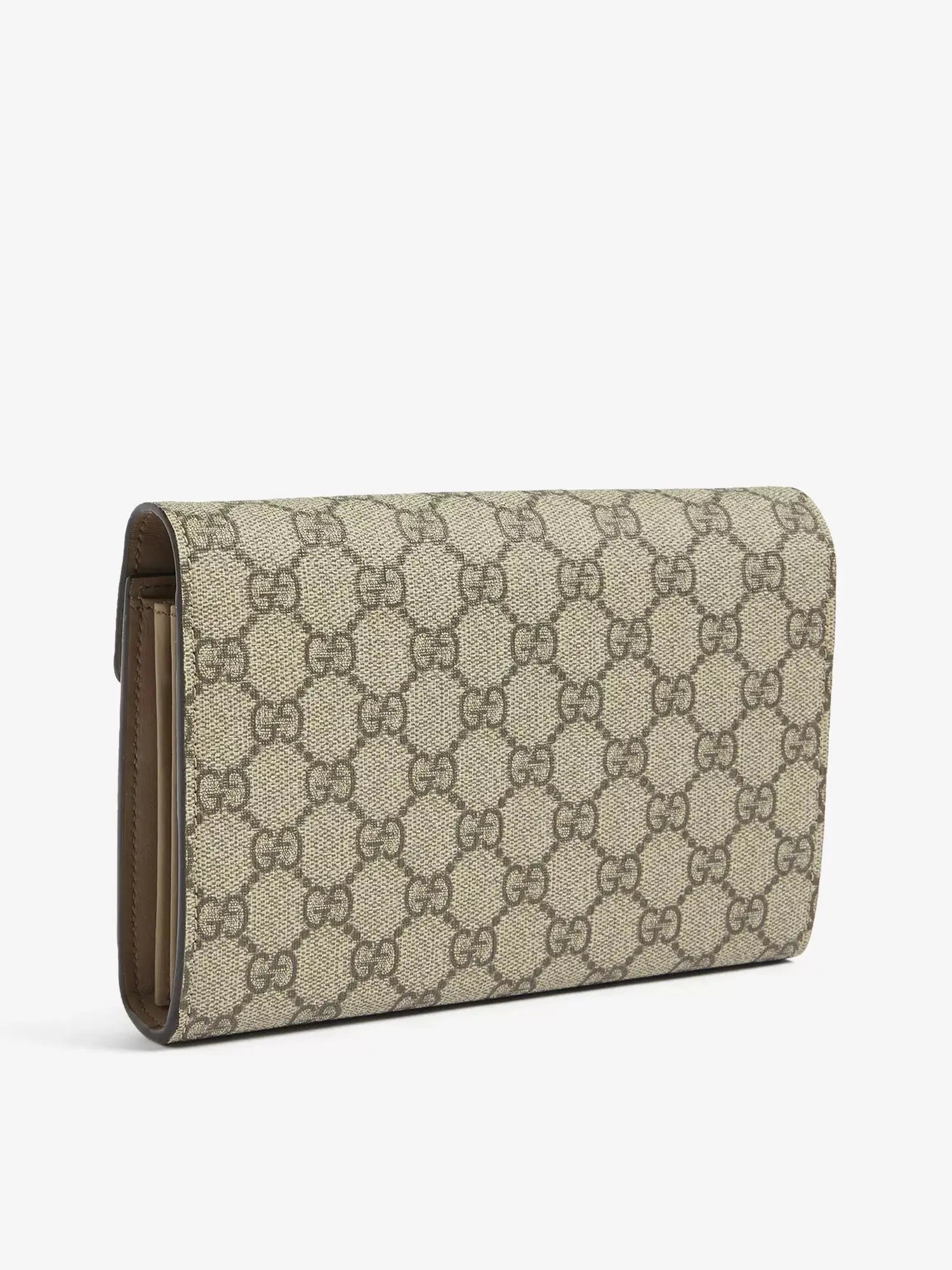 Gucci Women's GG Supreme Dionysus Canvas Wallet-on-chain Gucci