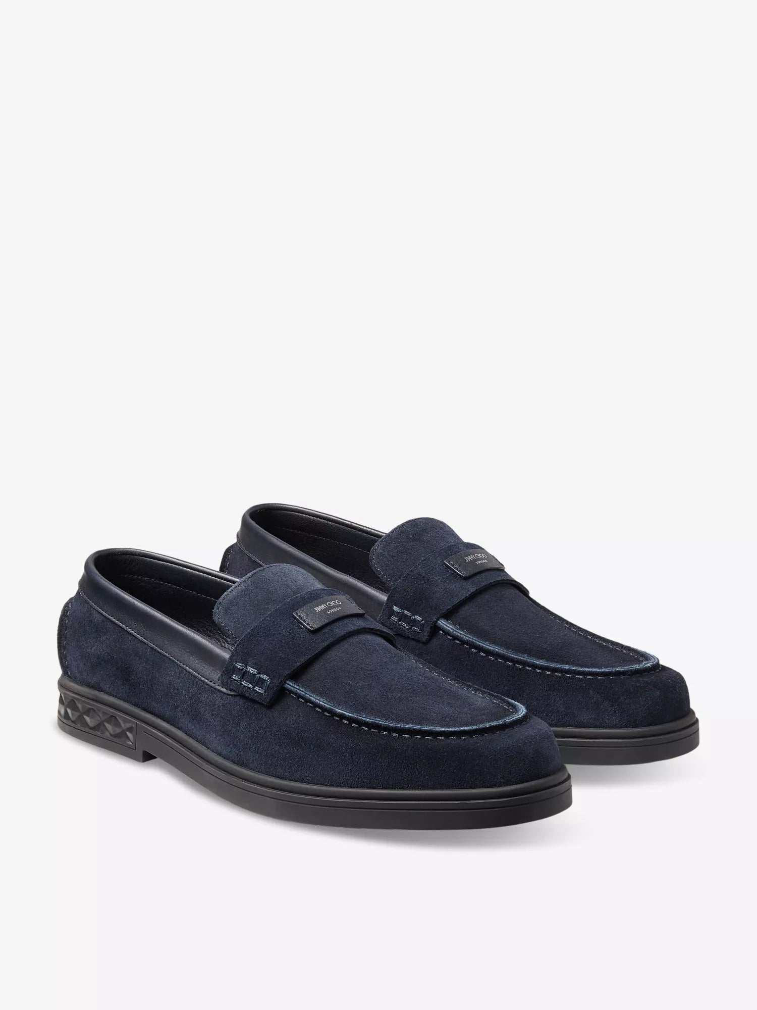 Jimmy Choo Men's Josh Driver reverse-suede loafers Jimmy Choo