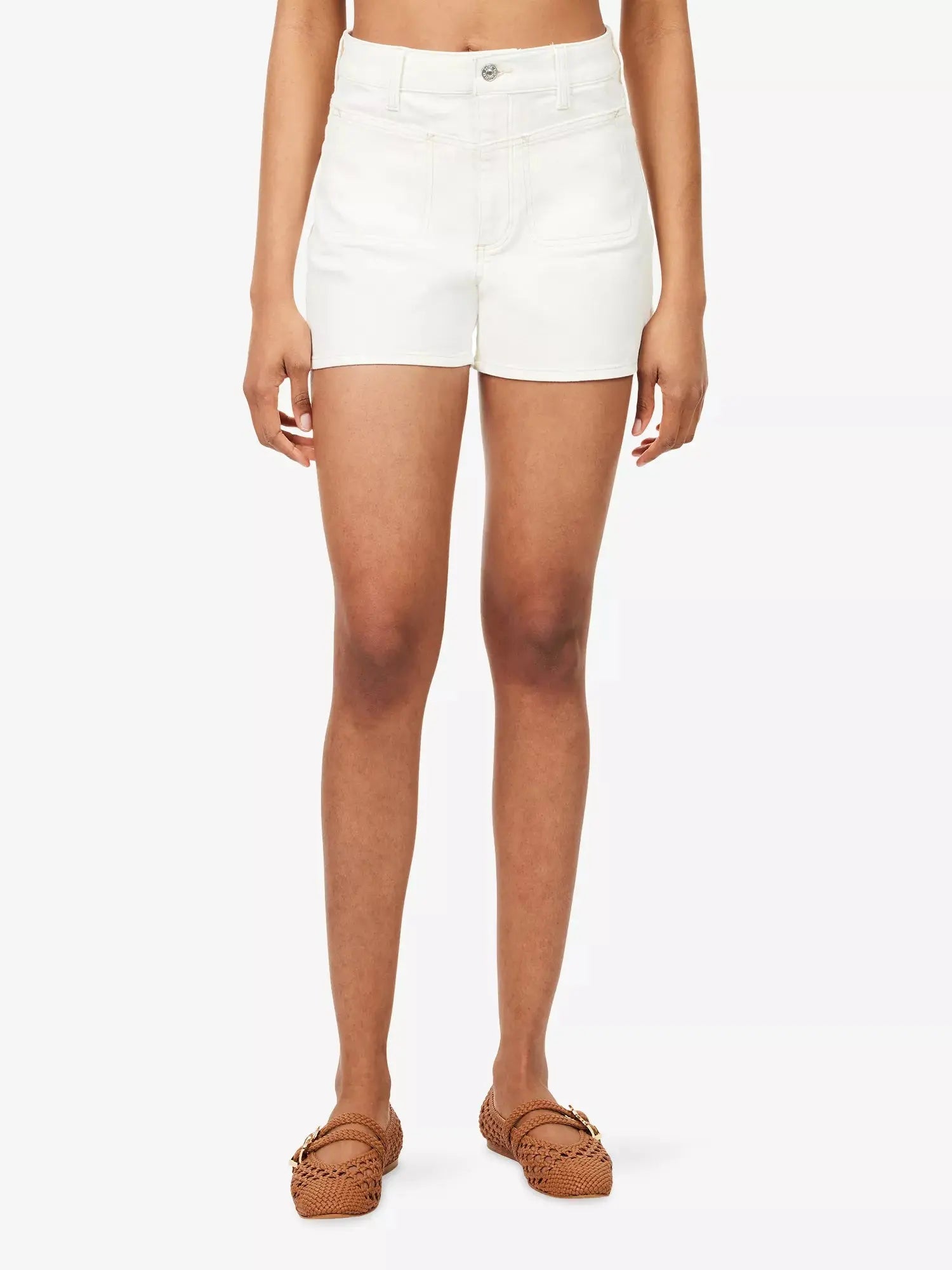 Paige Women's Dani High-Rise Denim Shorts Paige