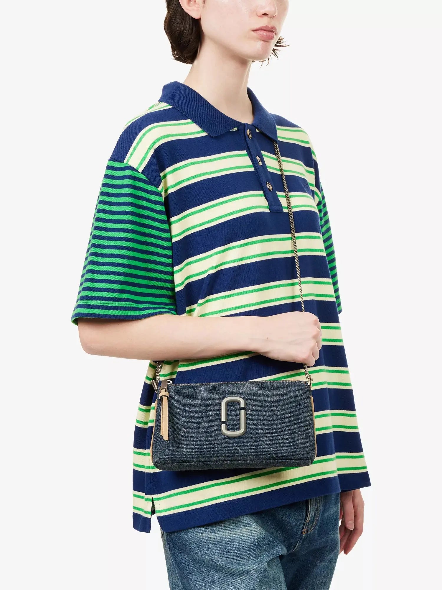 Marc Jacob Women's Snapshot Interchangeable-Straps Denim Shoulder Bag Marc Jacob