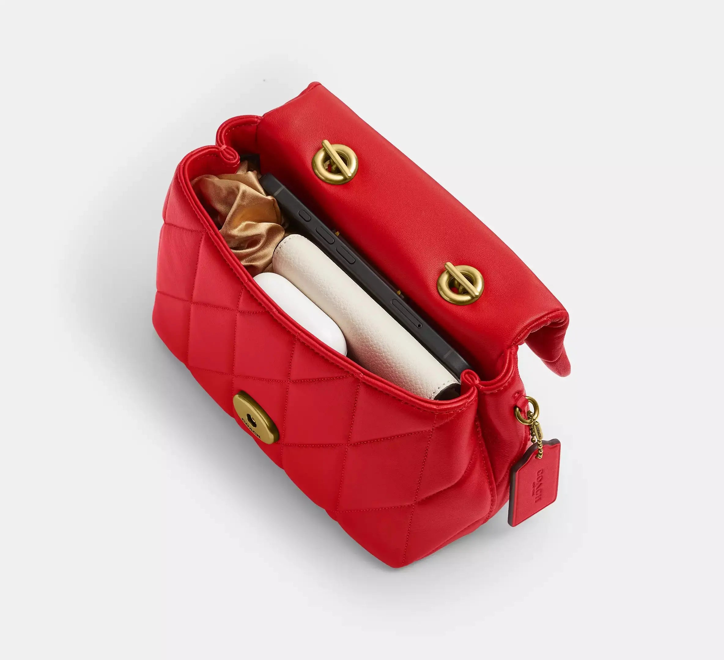 Coach Women's Tabby Top Handle Bag With Quilting Coach