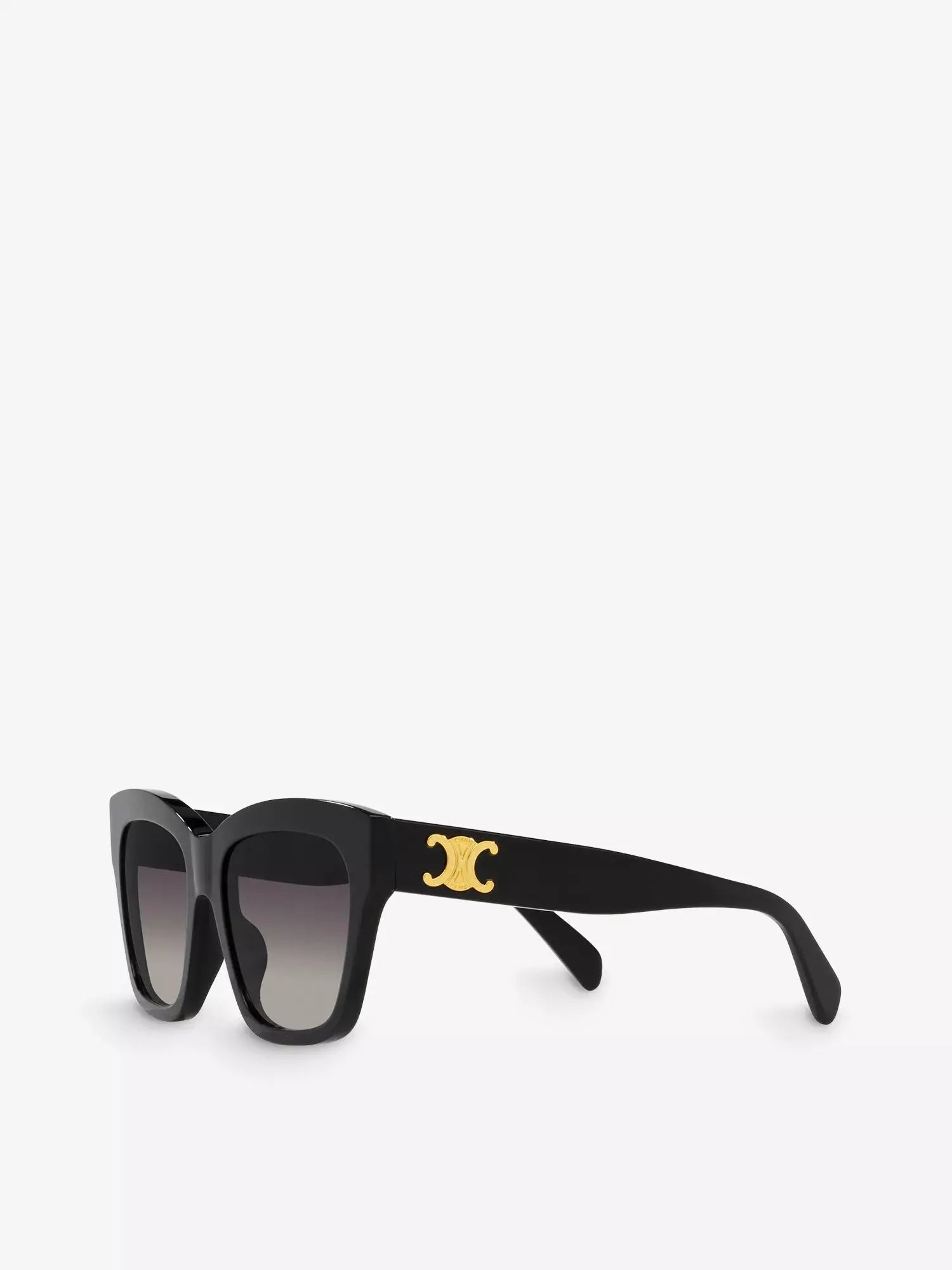 Celine Women's CL000403 Triomphe irregular-frame acetate sunglasses Celine
