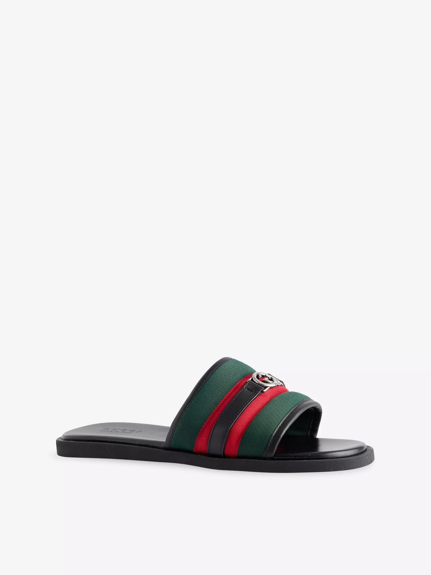 Gucci Men's Branded Woven Sliders Gucci
