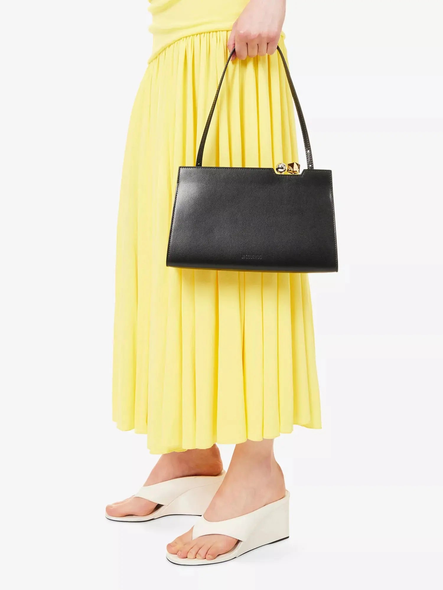 Jacquemus Women's The Salon Charm Leather Shoulder Bag Jacquemus