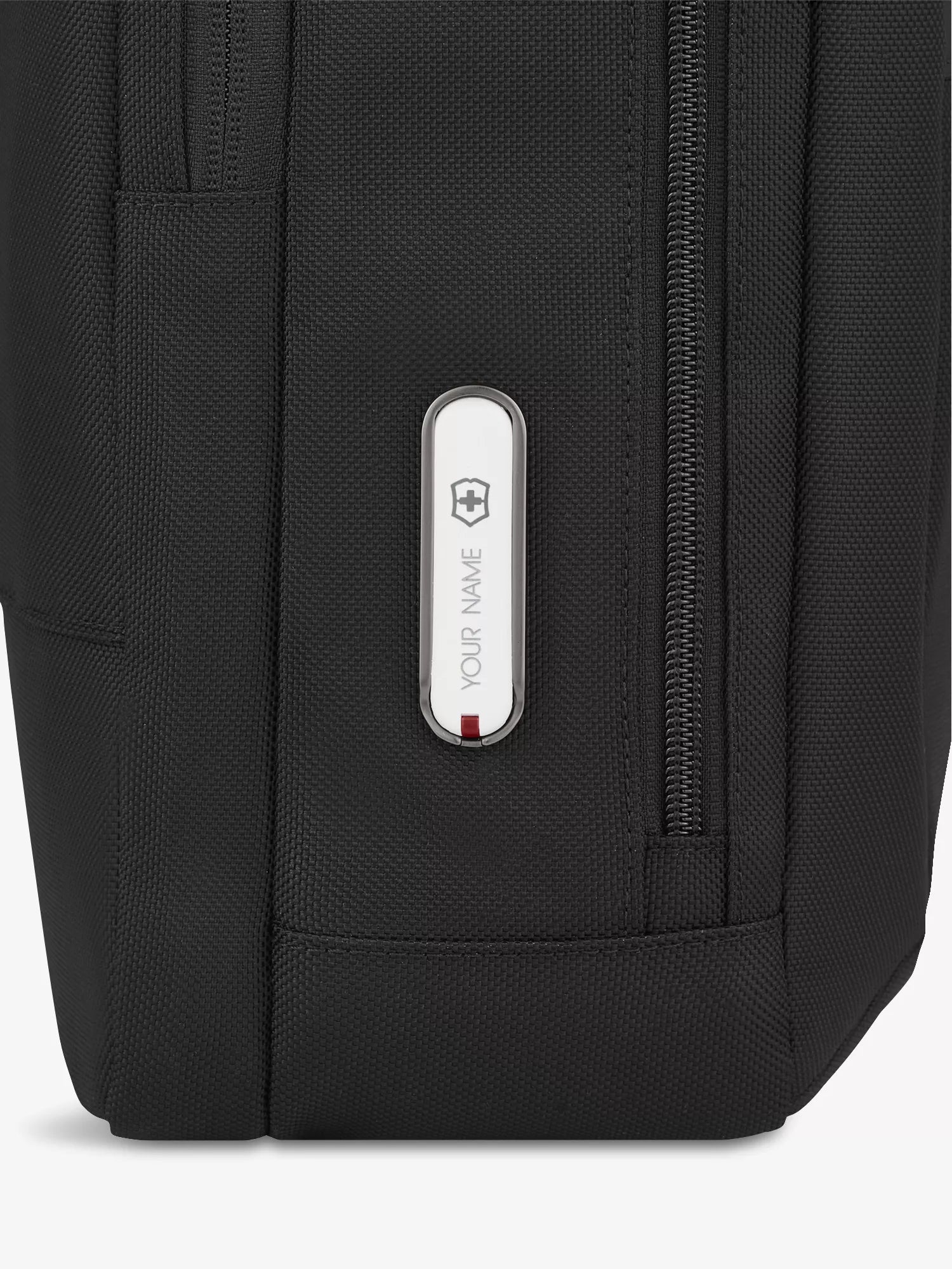 Victorinox Men's Mythic Deluxe Leather and Woven Briefcase Victorinox