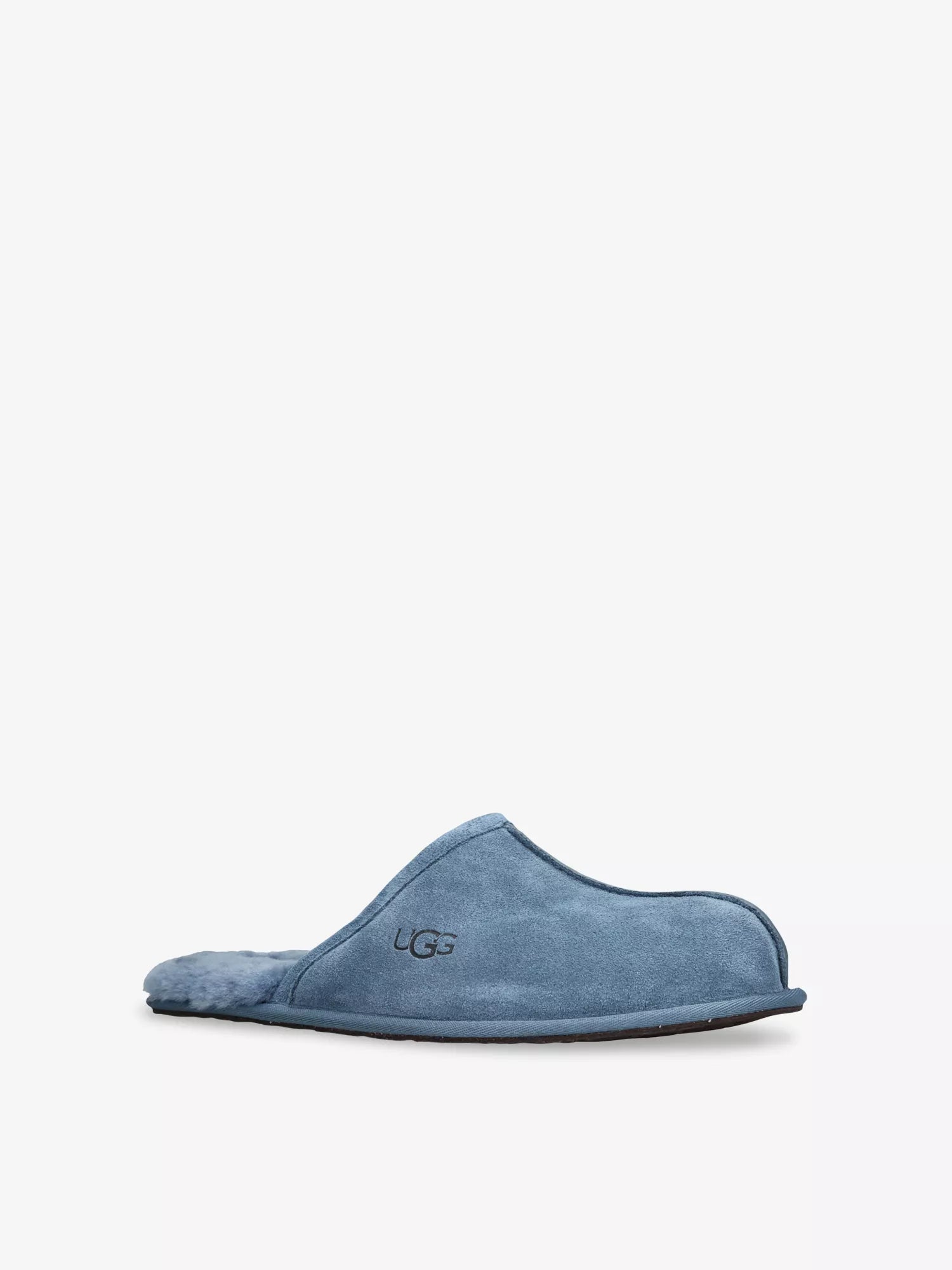 UGG Men's Scuff Branded Suede and Shearling Slippers UGG