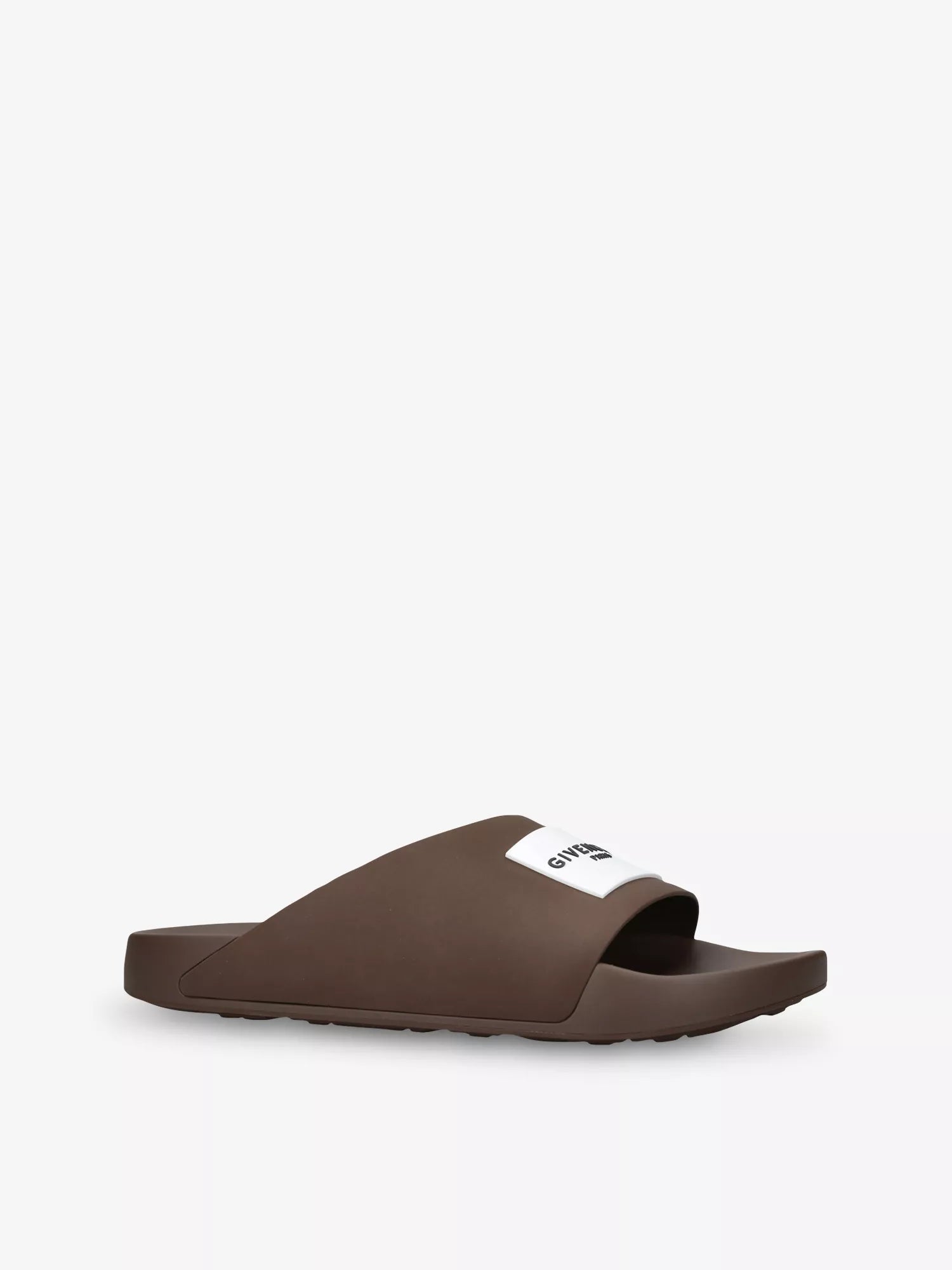 Givenchy Men's Label Rubber Slides Givenchy
