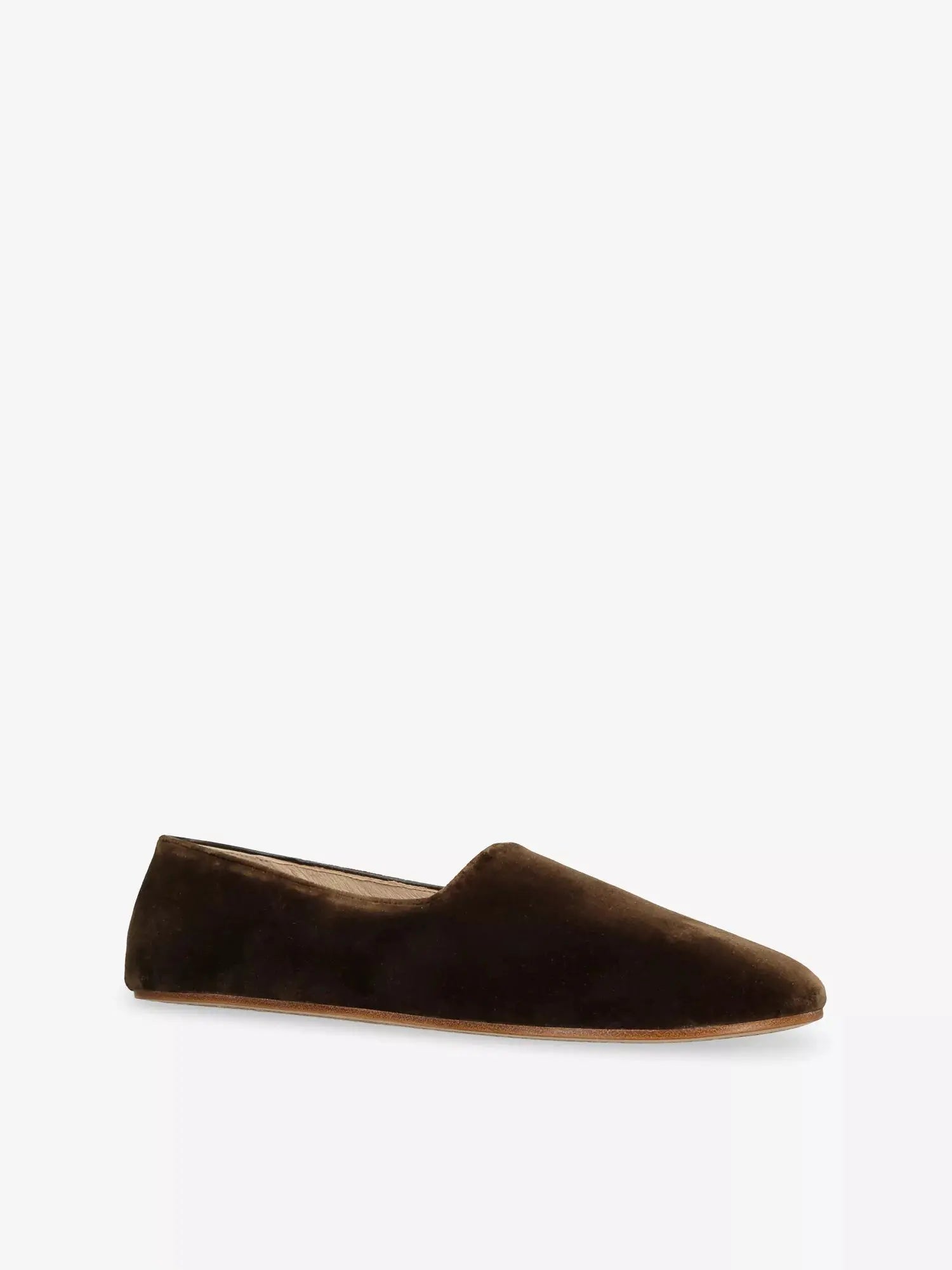 The Row Women's Ponti Velvet Slippers The Row