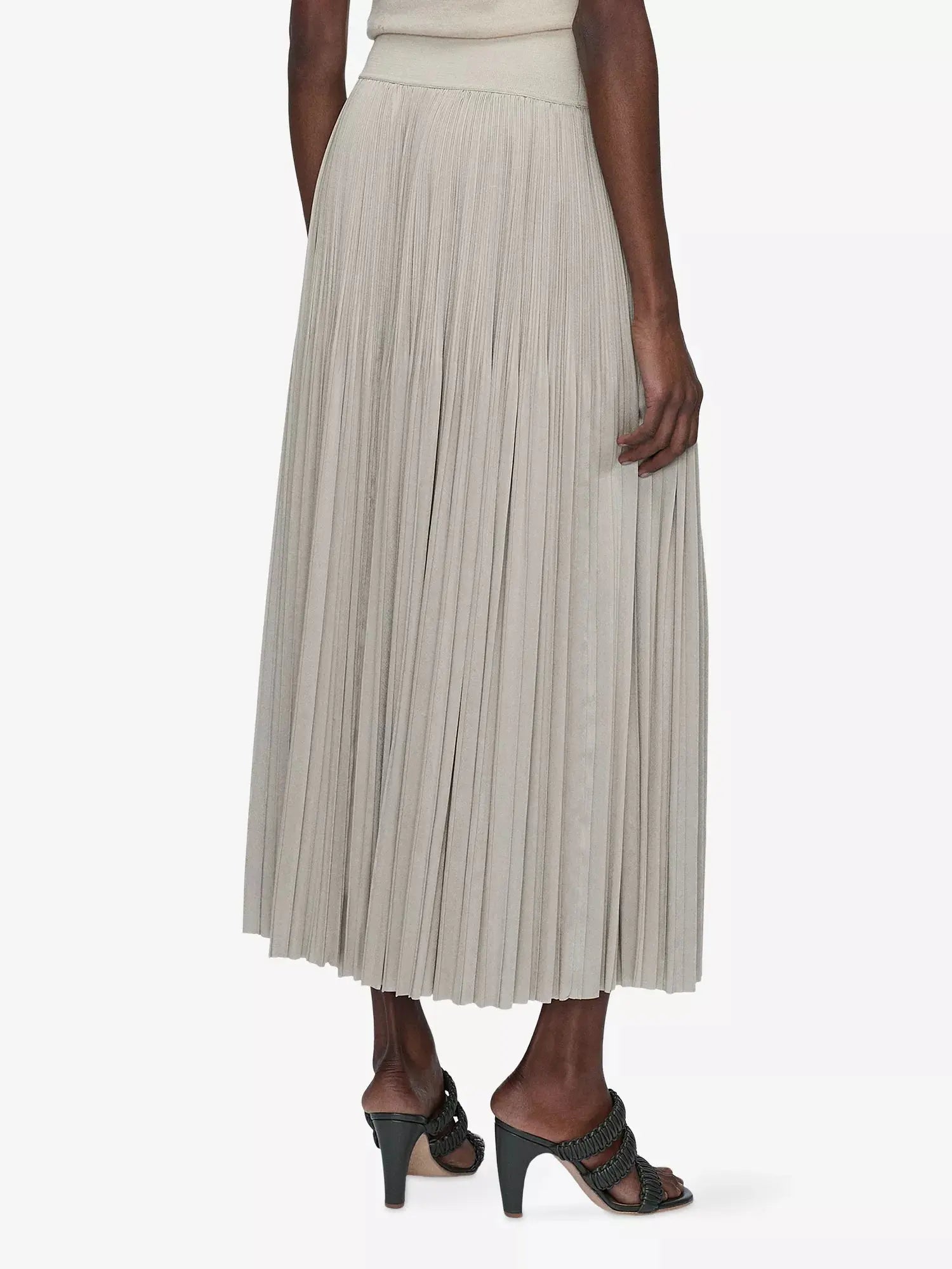 Joseph Women's Rabat Pleated Satin Maxi Skirt Joseph