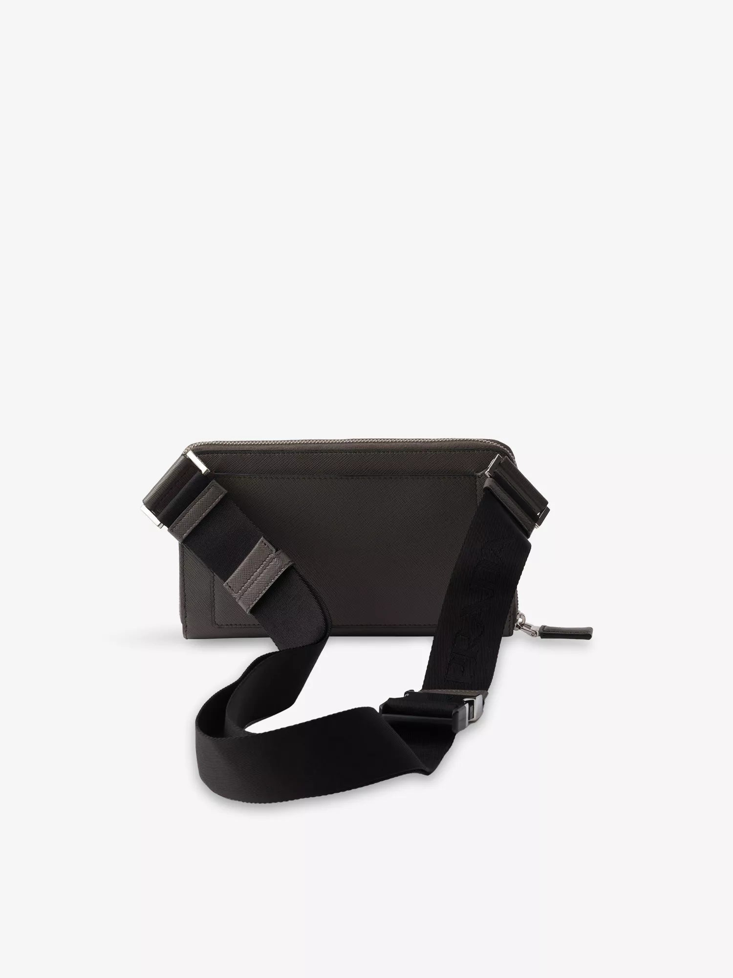 Prada Men's Brand-plaque Saffiano-leather cross-body bag Prada
