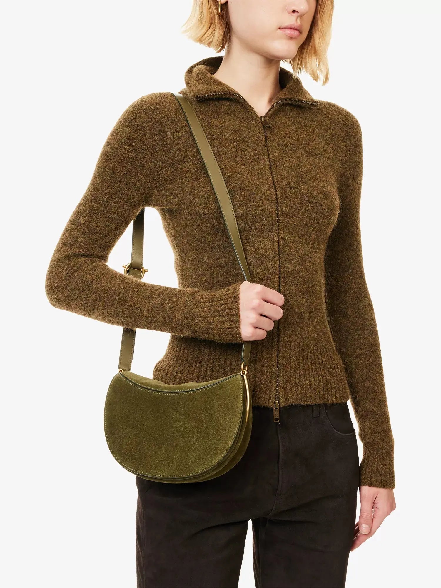 Wandler Women's Kate Suede Shoulder Bag Wandler
