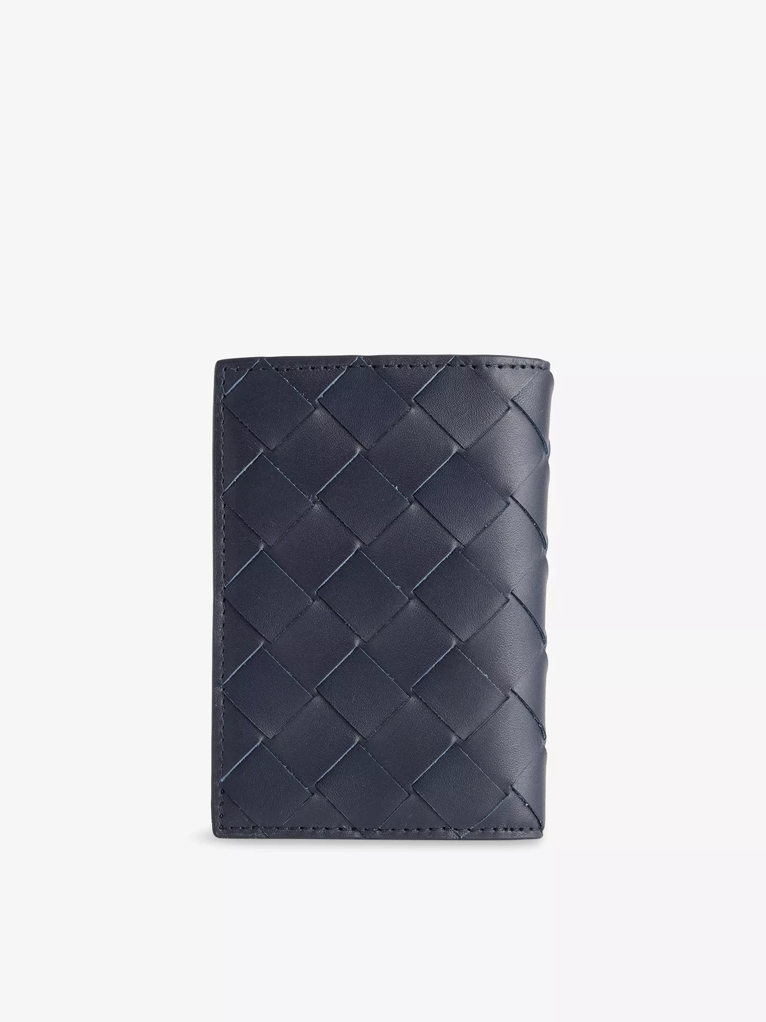 Bottega Veneta Men's Flap Intrecciato Leather Card Case Bottega Veneta