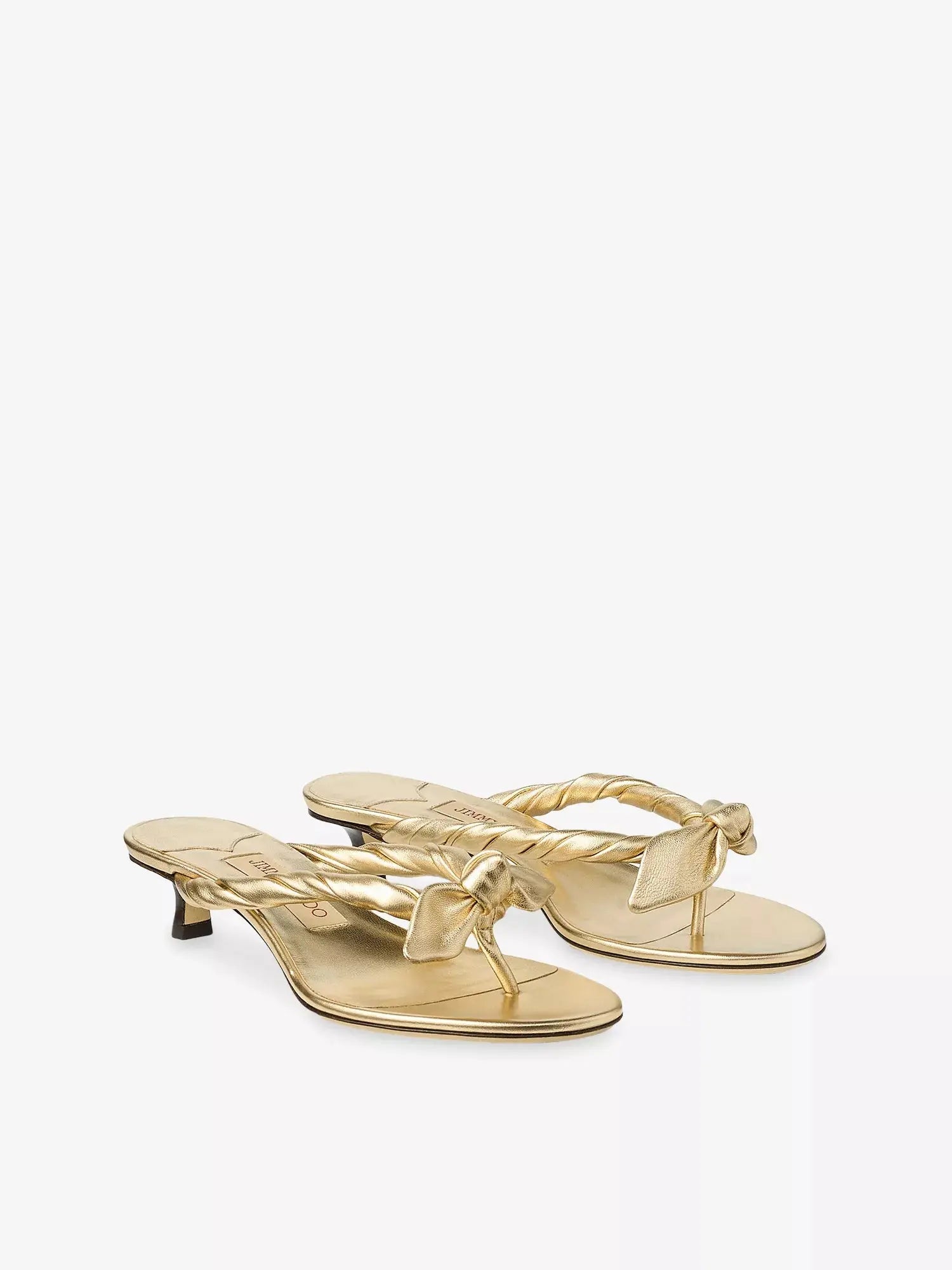 Jimmy Choo Women's Liss 35 Leather Heeled Sandals Jimmy Choo