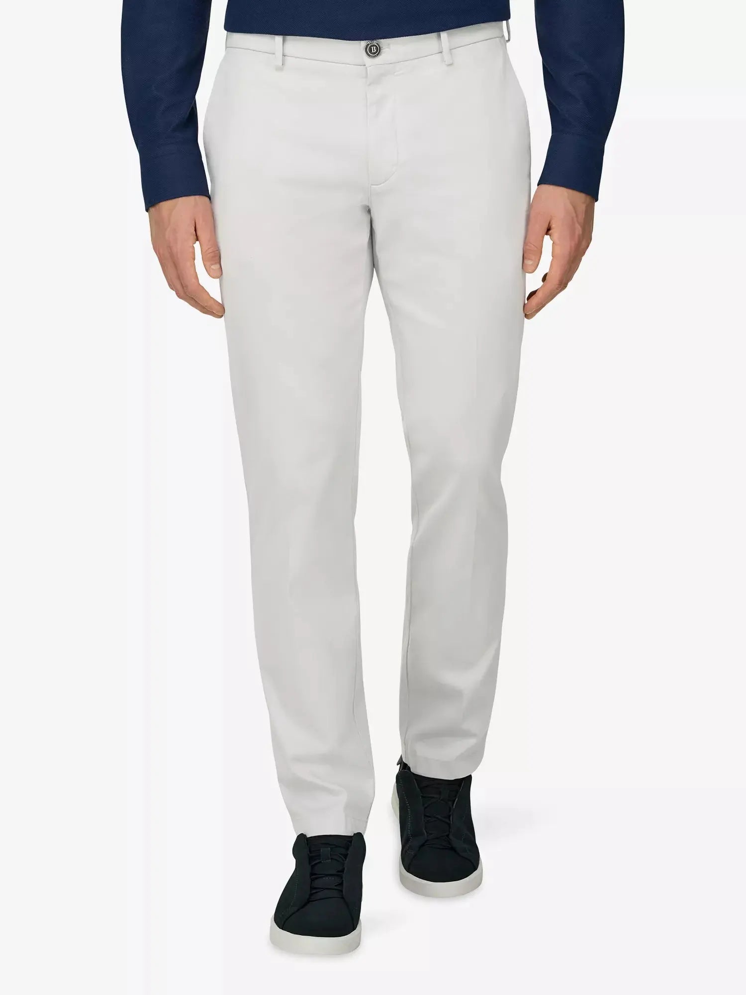 Boggi Milano Men's Straight Regular-Fit Stretch Cotton-Blend Trousers Boggi Milano