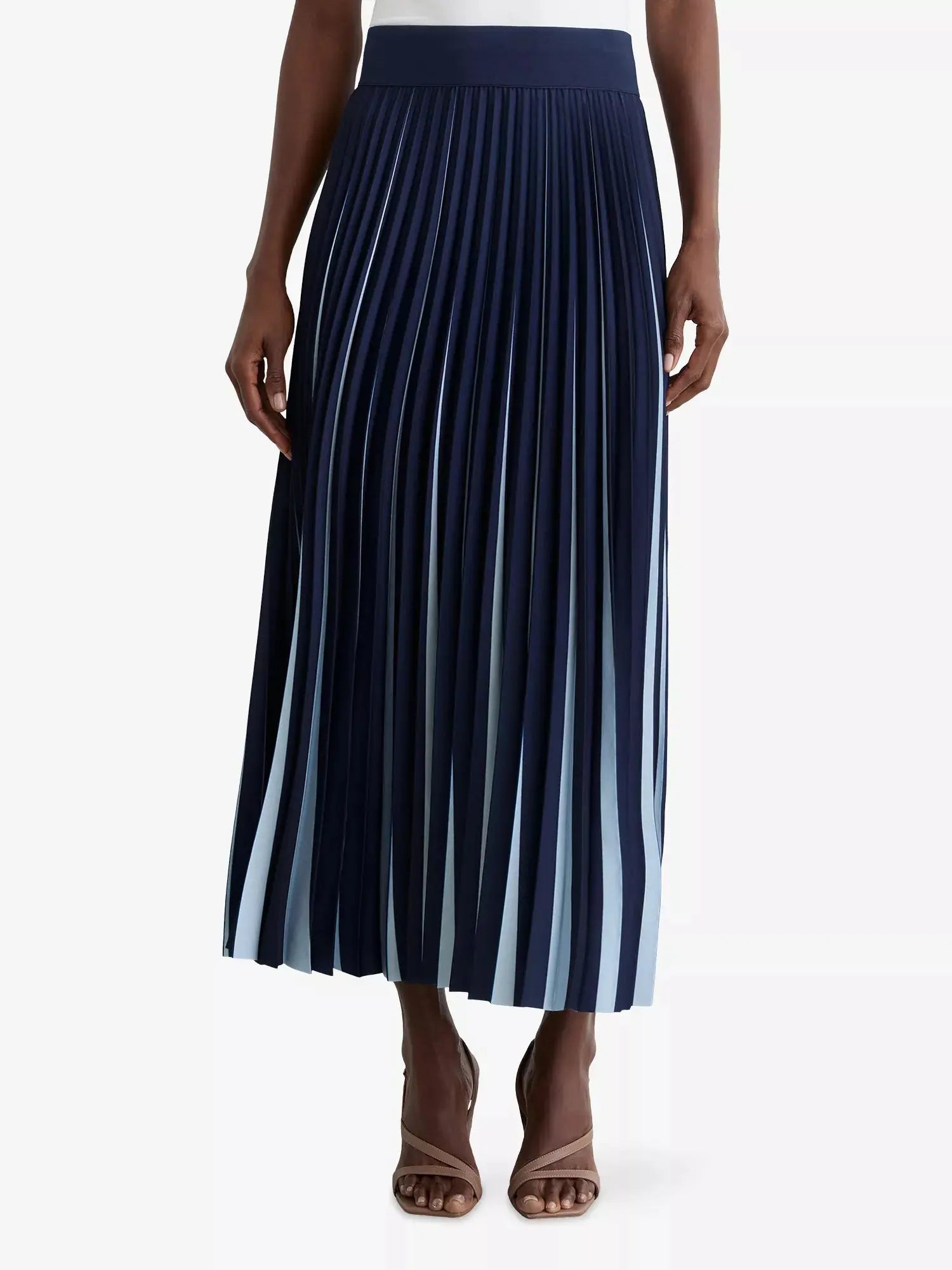 Reiss Women's Serena Pleated Woven Midi Skirt Reiss