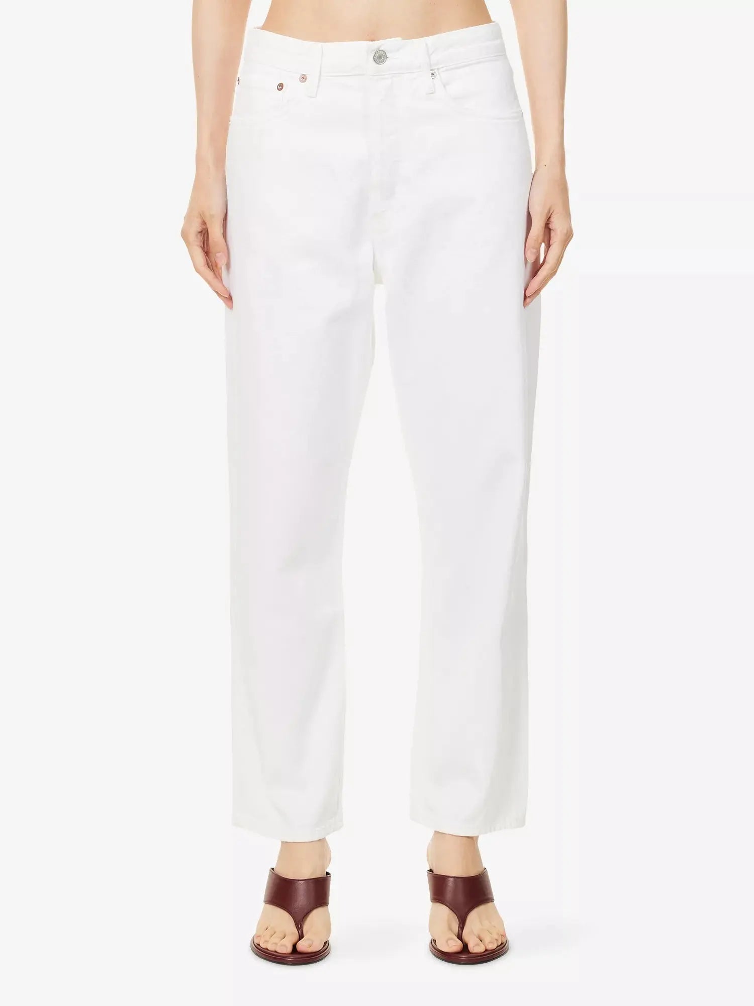 Agolde Women's 90's Pinch-Waist Cropped Denim Jeans Agolde