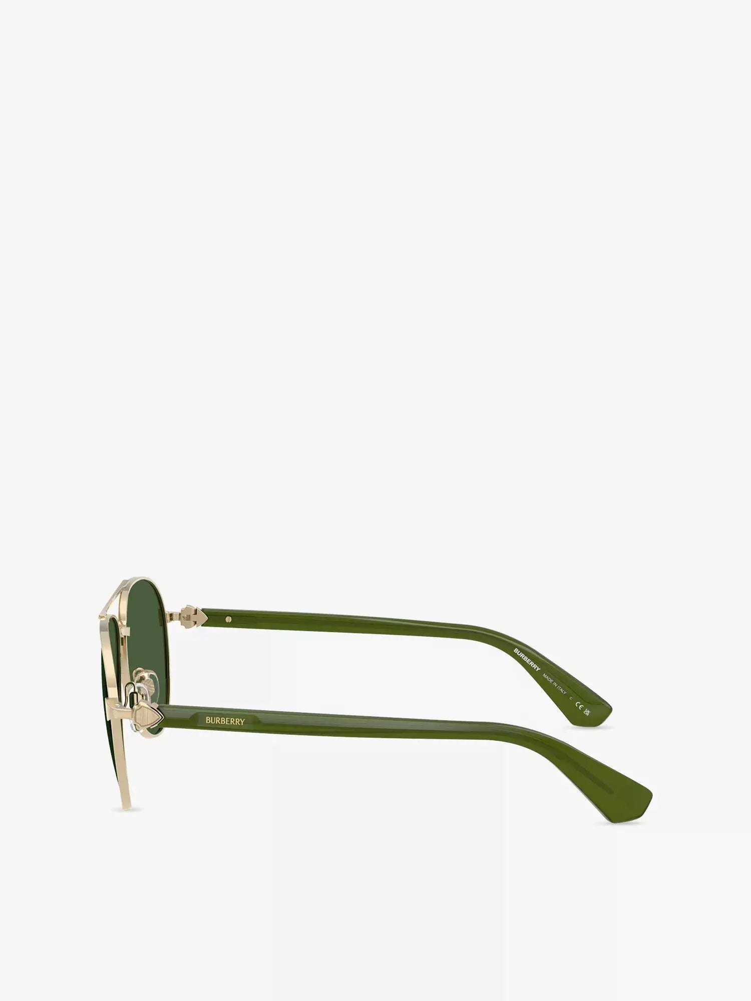 Burberry Women's BE3167 Aviator-Frame Metal Sunglasses Burberry