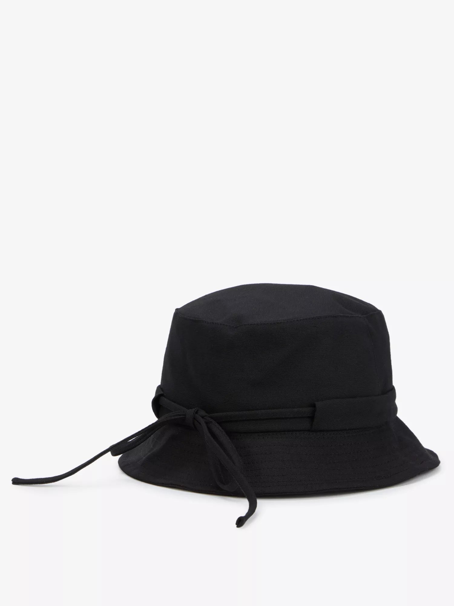 Jacquemus Men's Le Bob Gadjo metallic-plaque cotton bucket hat Jacquemus