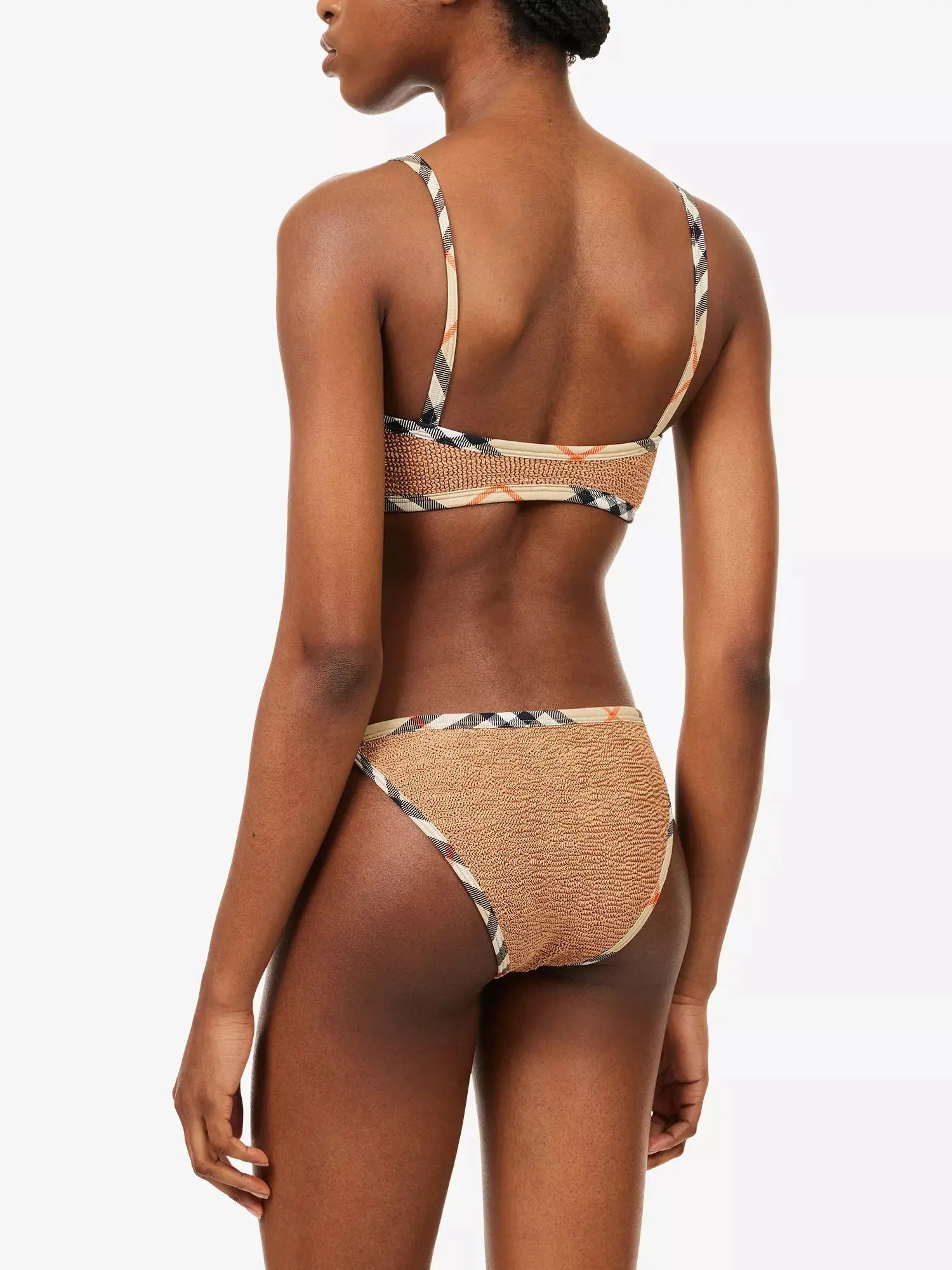 Hunza G Women's Burberry x Hunza G Tyler Check-Trim Bikini Set Hunza G