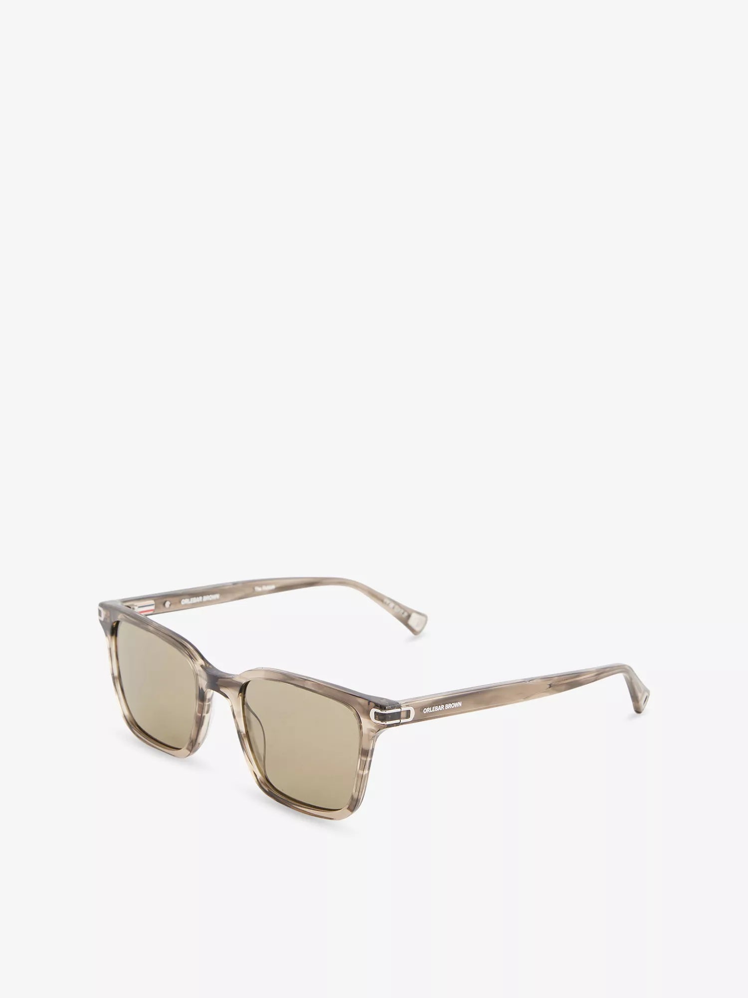 Orlebar Brown Men's Robbie Rectangular Acetate Sunglasses Orlebar Brown