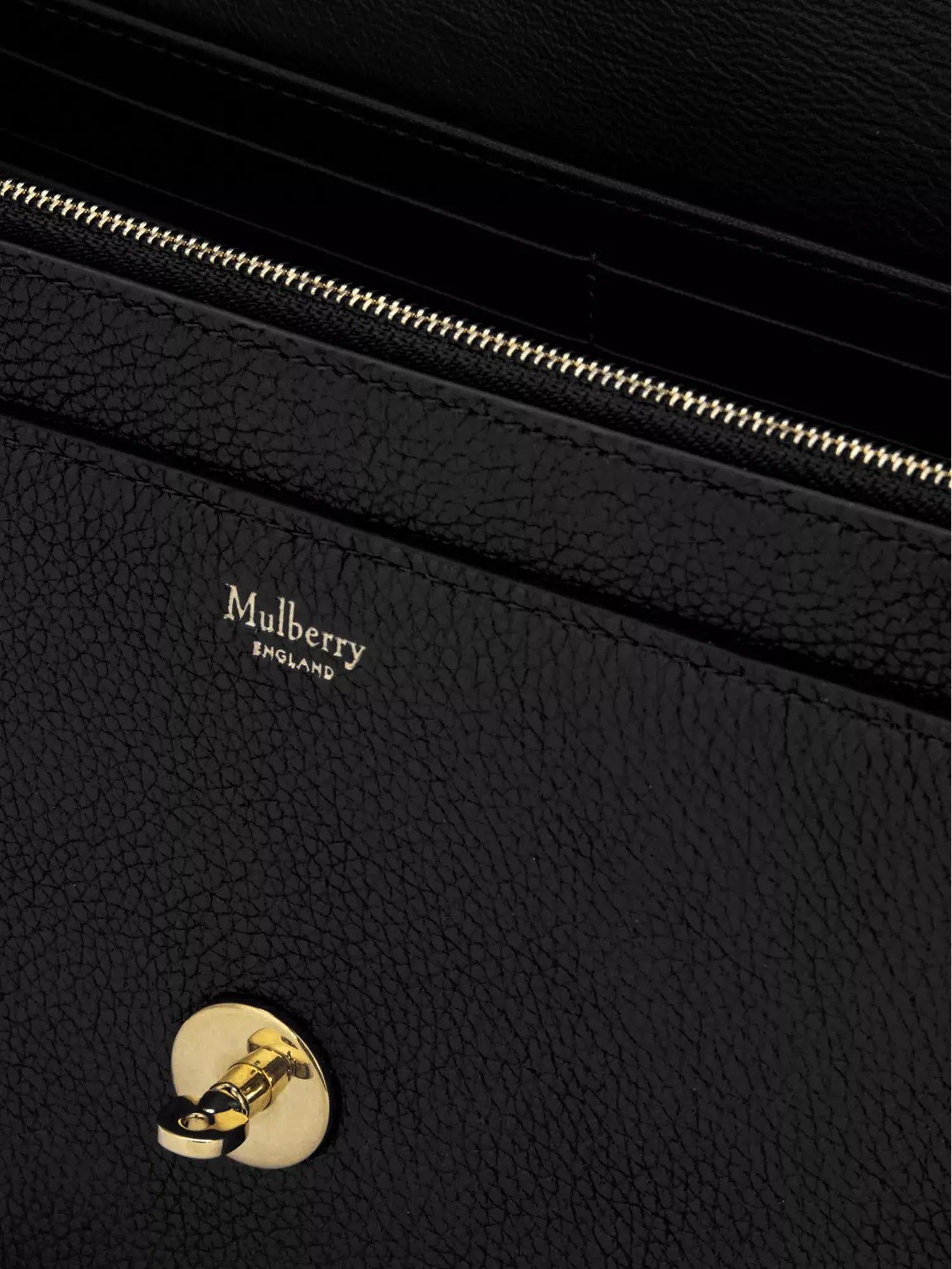 Mulberry Women's Darley Small Grained-Leather Clutch Bag Mulberry