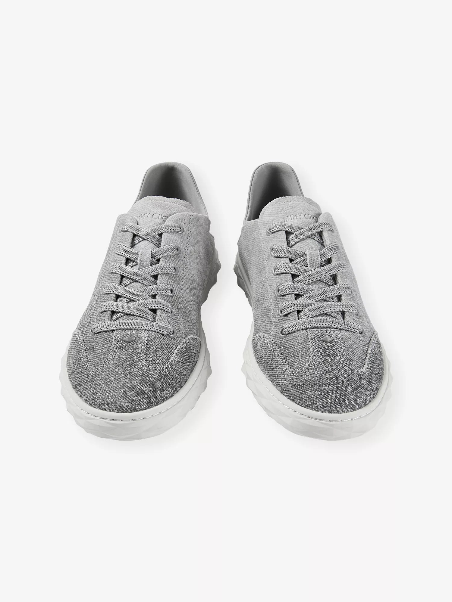 Jimmy Choo Men's Diamond Flex Denim Suede Trainers Jimmy Choo