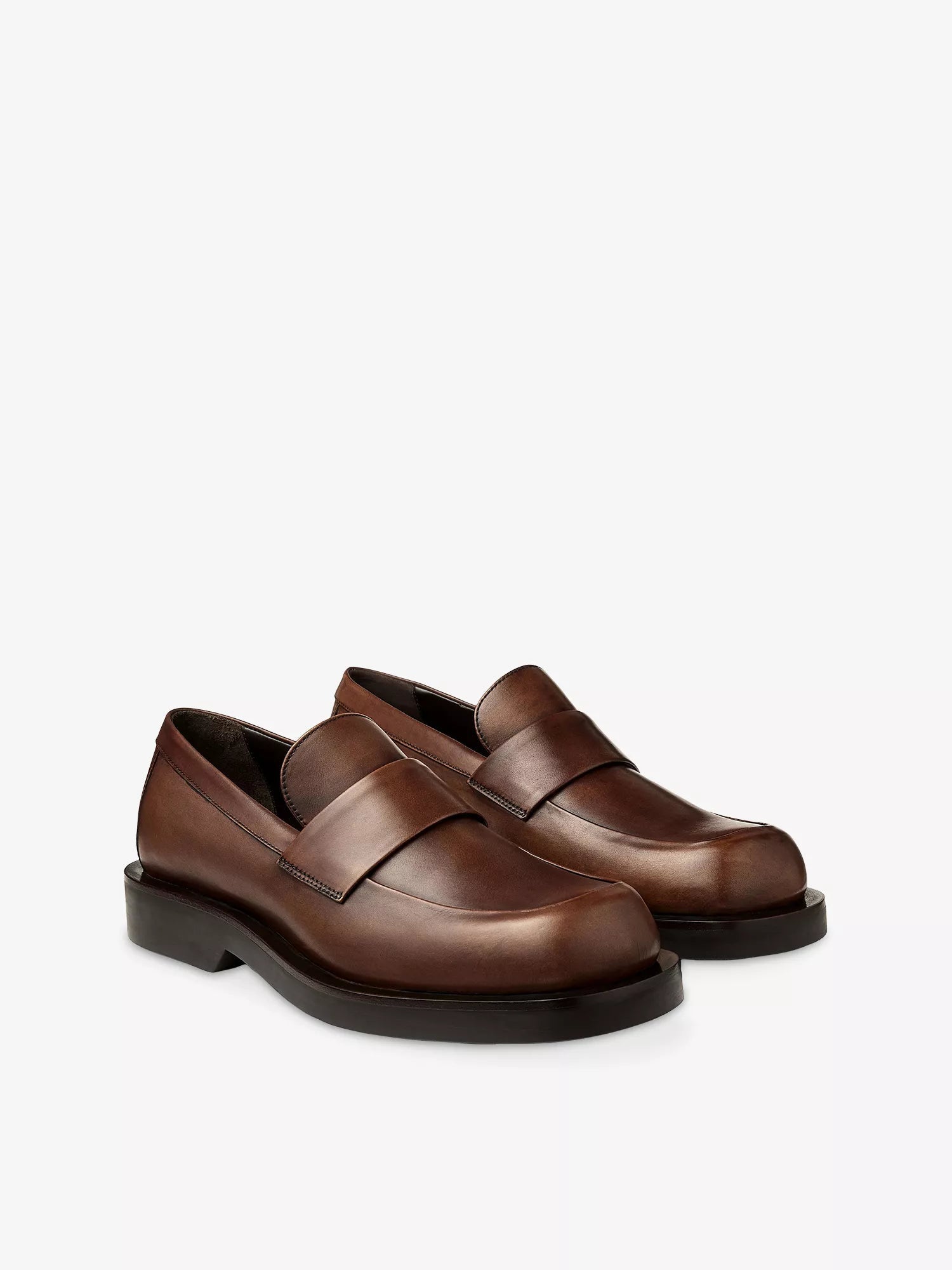 Jimmy Choo Men's Buff Burnished Leather Loafers Jimmy Choo