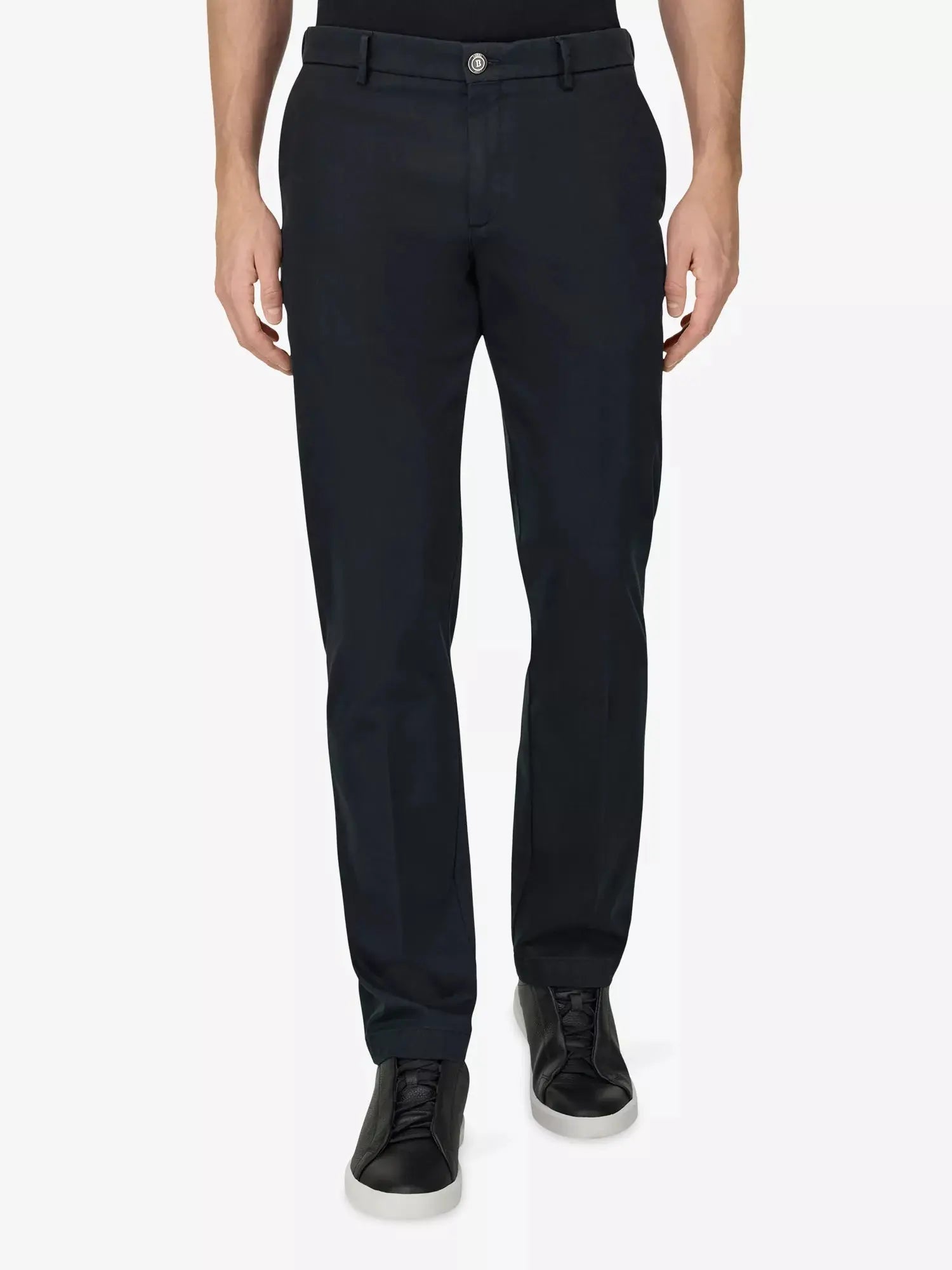 Boggi Milano Men's Straight Regular-Fit Stretch Cotton-Blend Trousers Boggi Milano