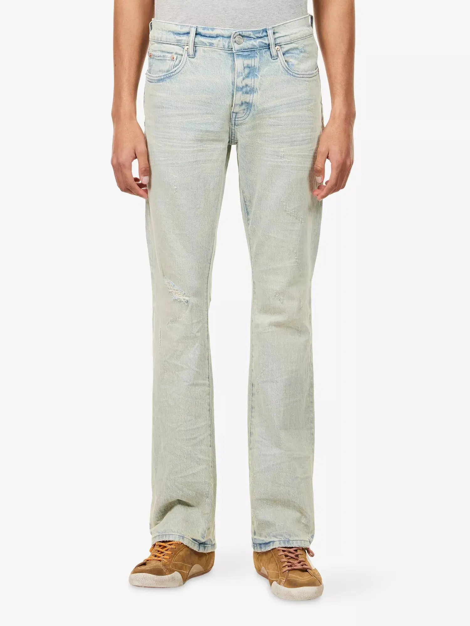 Purple Brand Men's Skinny Flare-Leg Denim Jeans Purple Brand