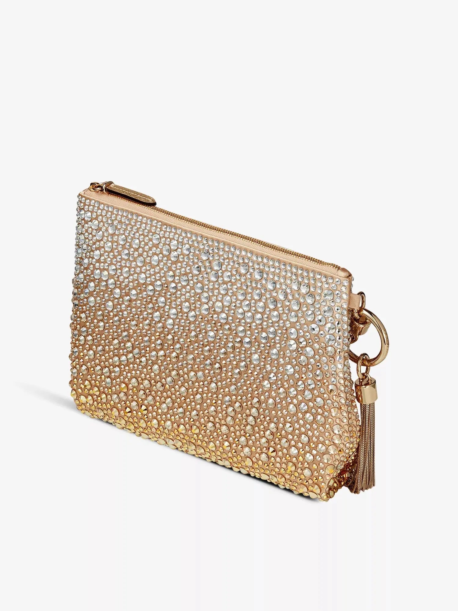 Jimmy Choo Women's Callie crystal-embellished satin clutch bag Jimmy Choo