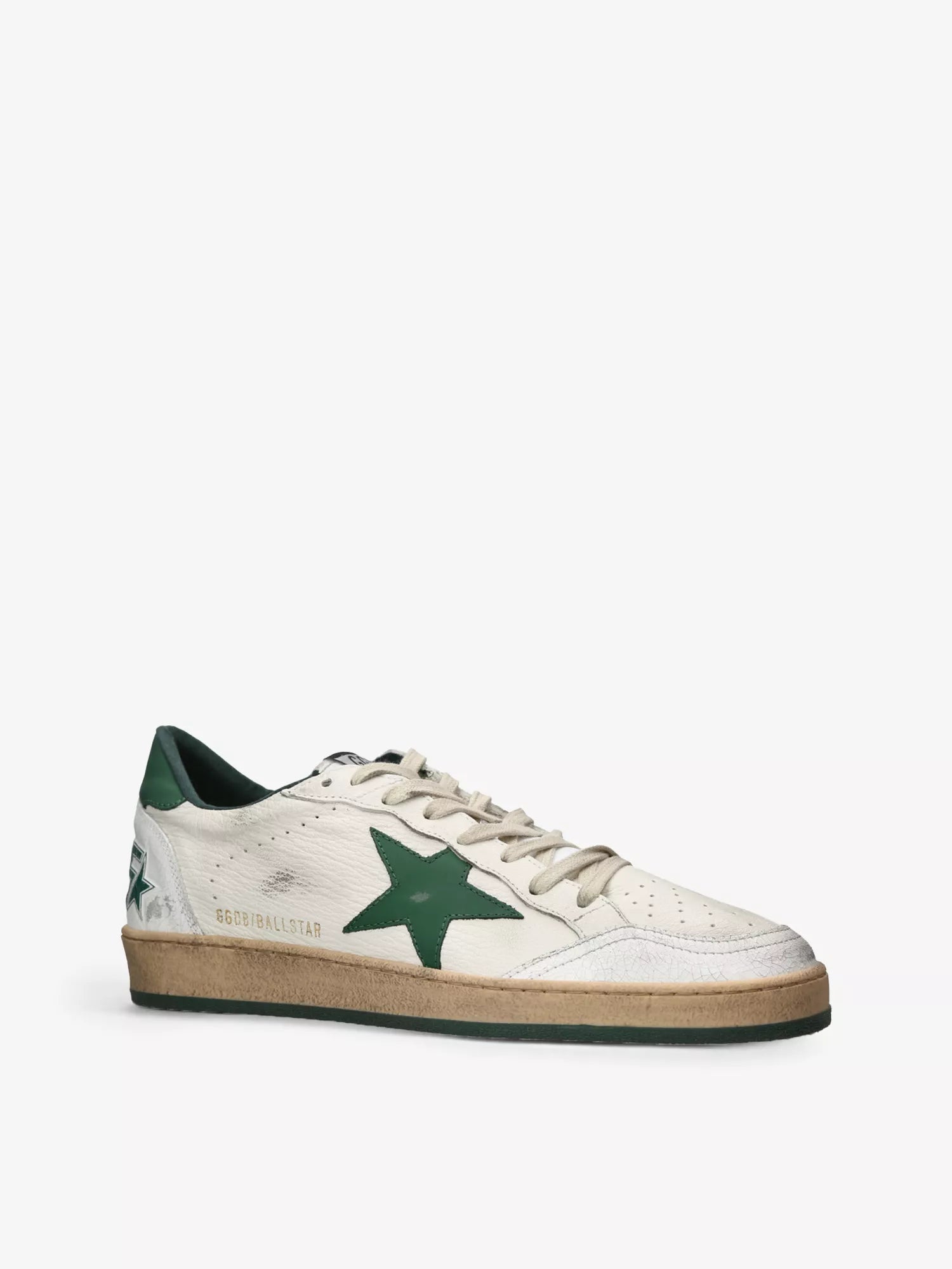 Golden Goose Men's Ball Star star-patch leather low-top trainers Golden Goose