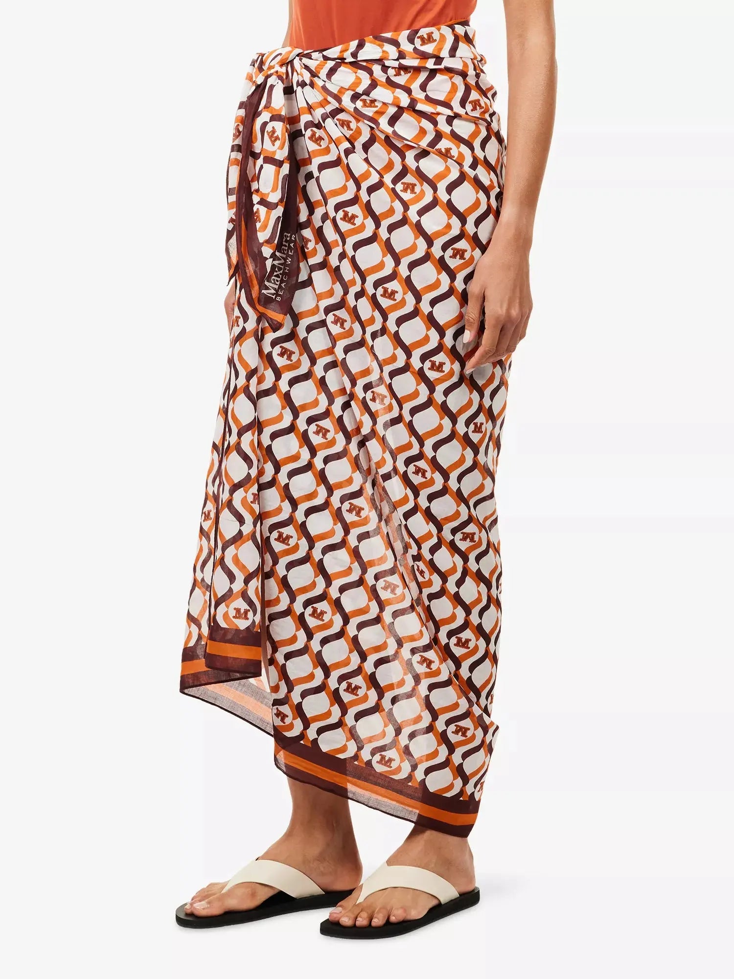 Max Mara Women's Elfi Pareo Printed Cotton-Muslin Sarong Max Mara