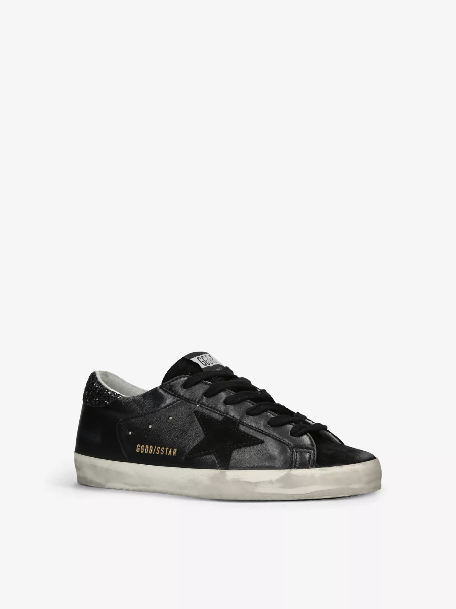 Golden Goose Women's Super-Star suede star-patch leather trainers Golden Goose