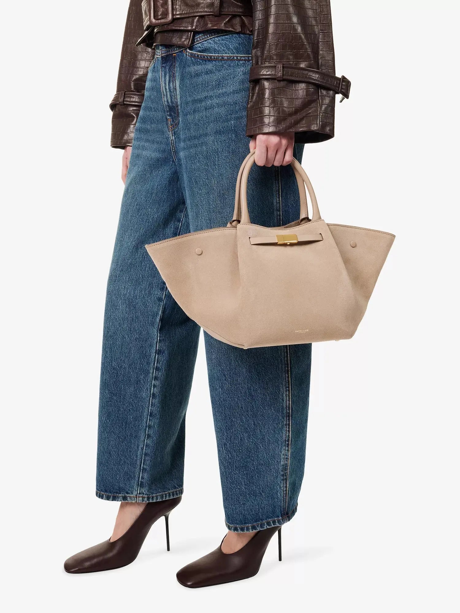 DeMellier Women's The Midi New York Leather Handbag DeMellier