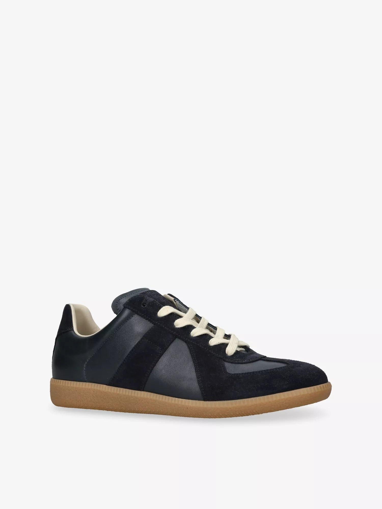 Maison Margiela Men's Panelled Leather Trainers Maison Margiela