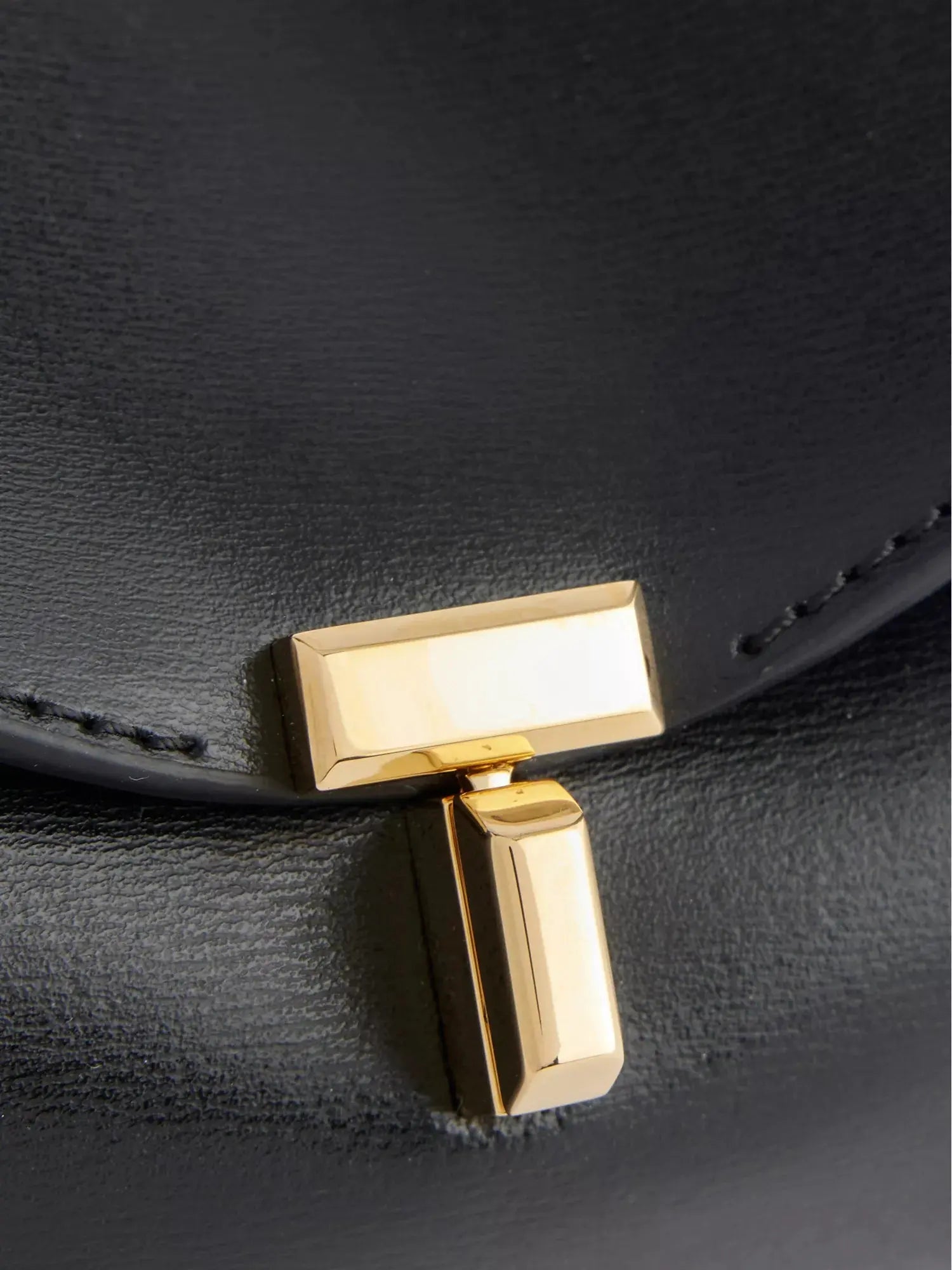 Toteme Women's T-Lock Mini Leather Clutch Bag Toteme