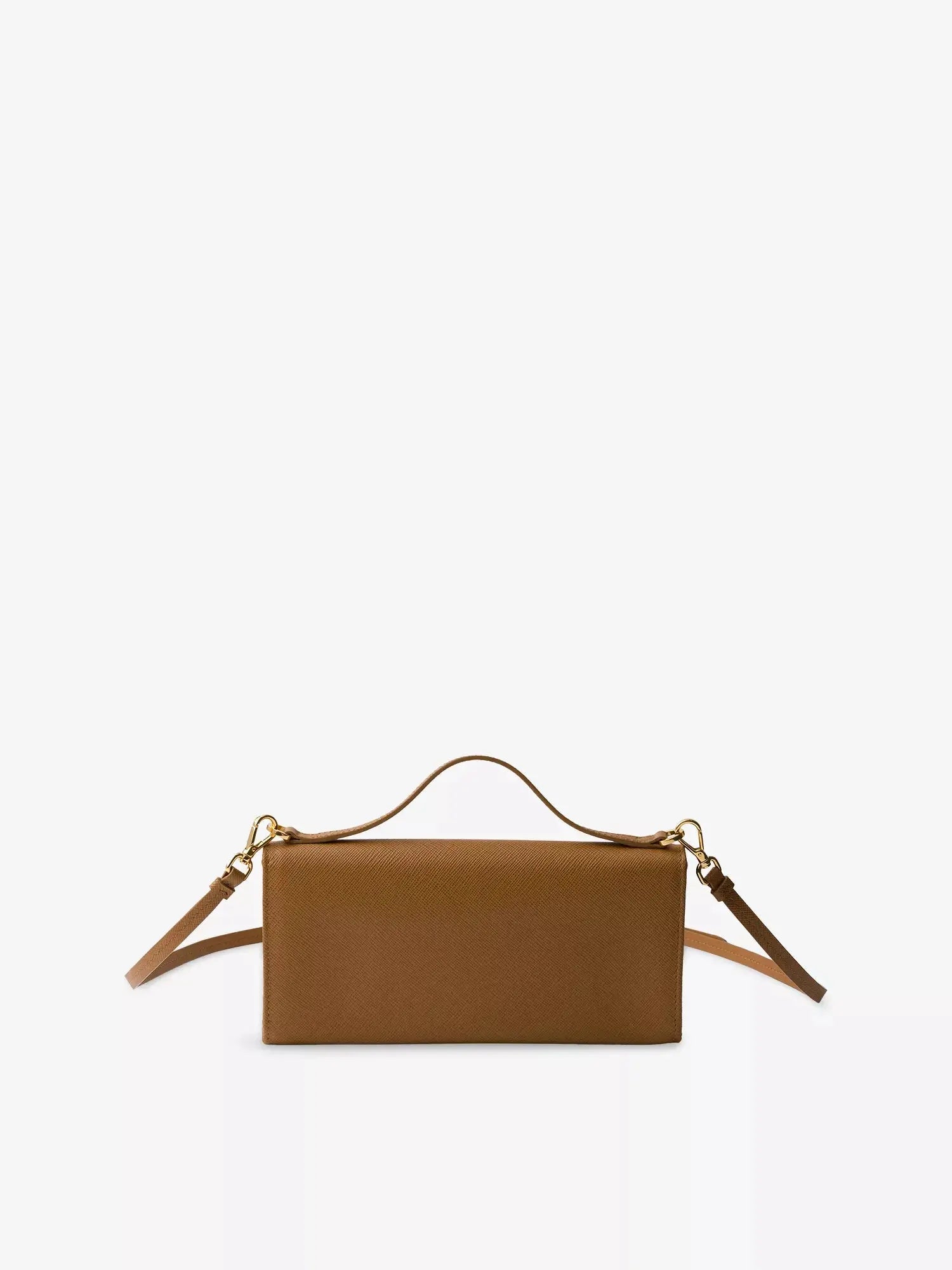 Prada Women's Saffiano Shoulder-Strap Leather Wallet Prada