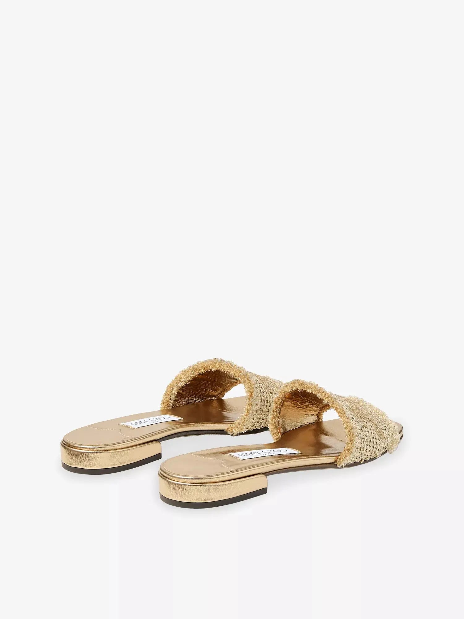 Jimmy Choo Women's Joa Frayed Woven Sandals Jimmy Choo