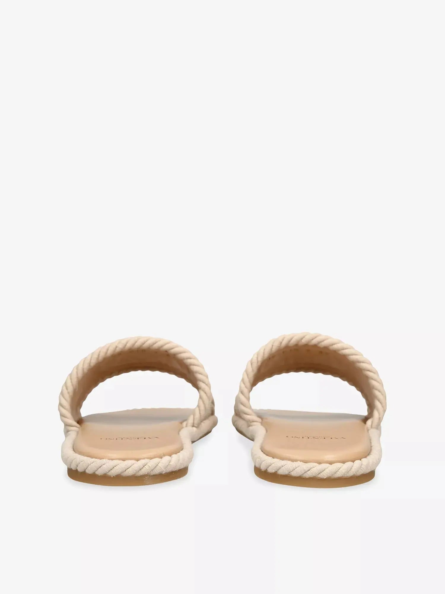 Valentino Garavani Women's VLogo Torchon Slide Canvas Sandals Valentino Garavani