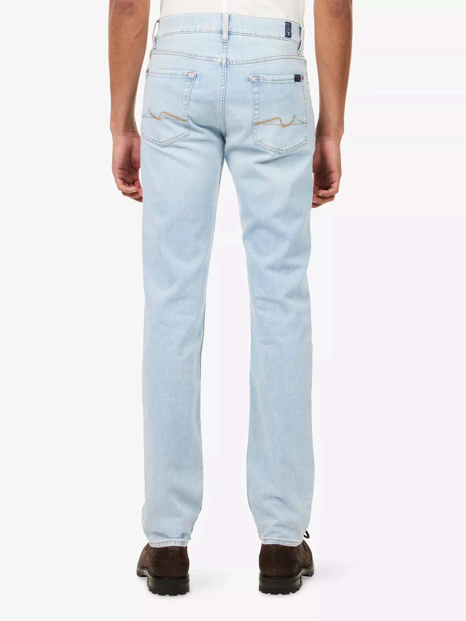7 For All Mankind Men's Slimmy Tapered Brand-Patch Stretch-Denim Jeans 7 For All Mankind