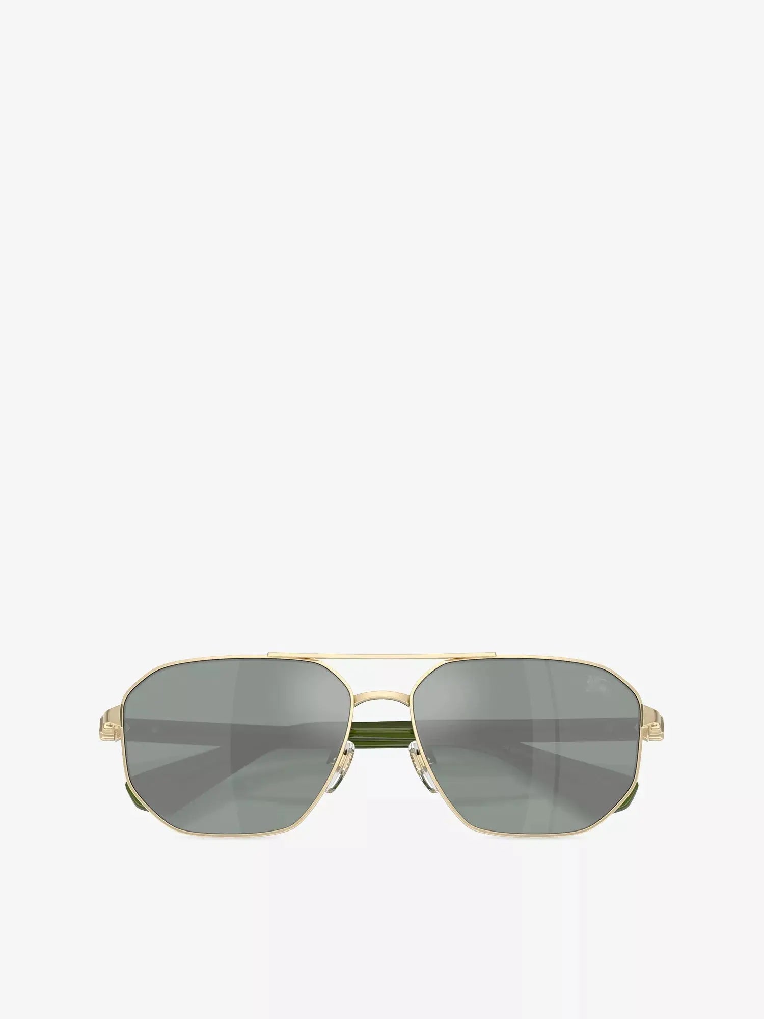 Burberry Women's BE3166 Aviator-Frame Metal Sunglasses Burberry