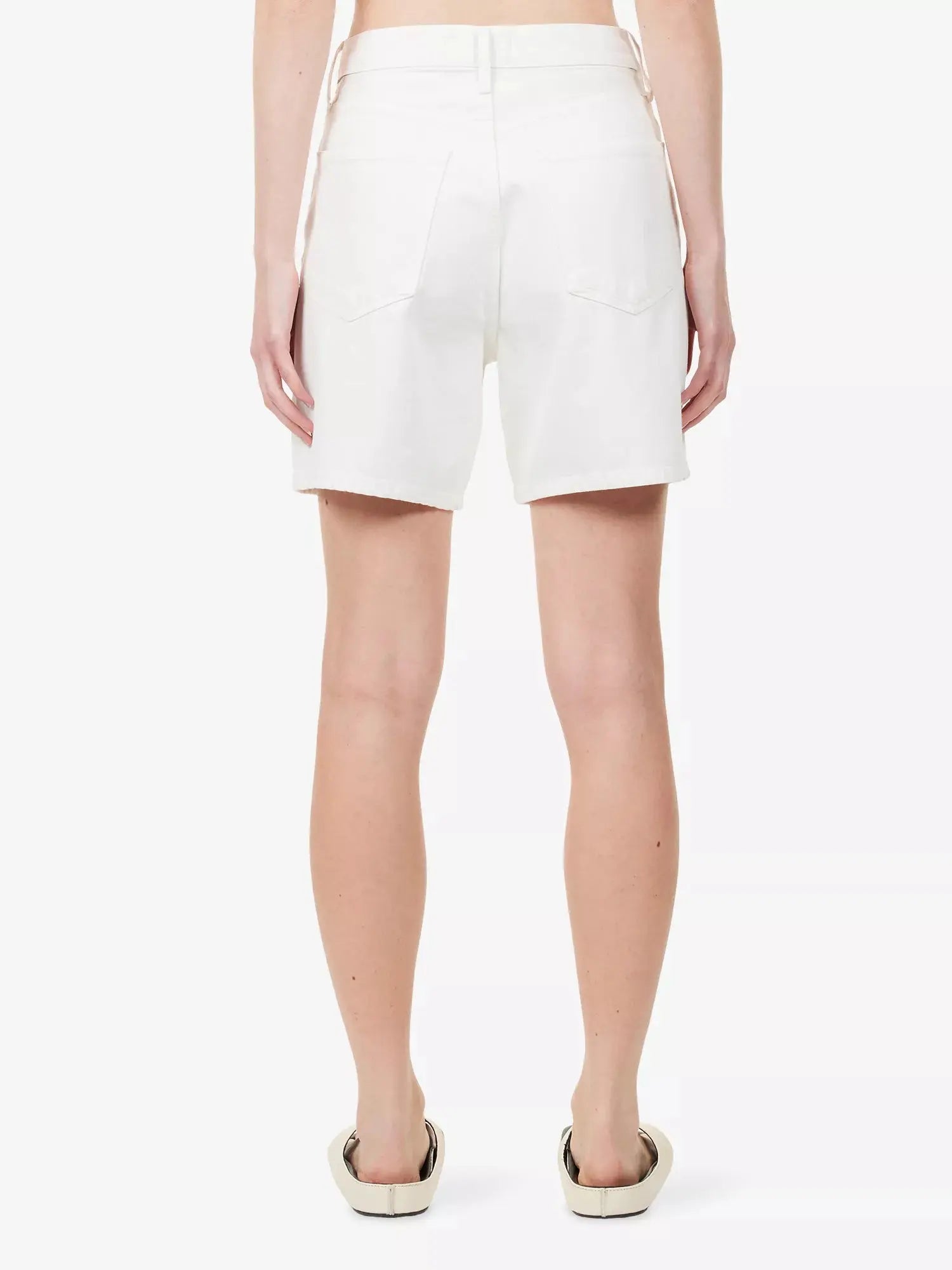 Agolde Women's Dame Wide-Leg Denim Shorts Agolde