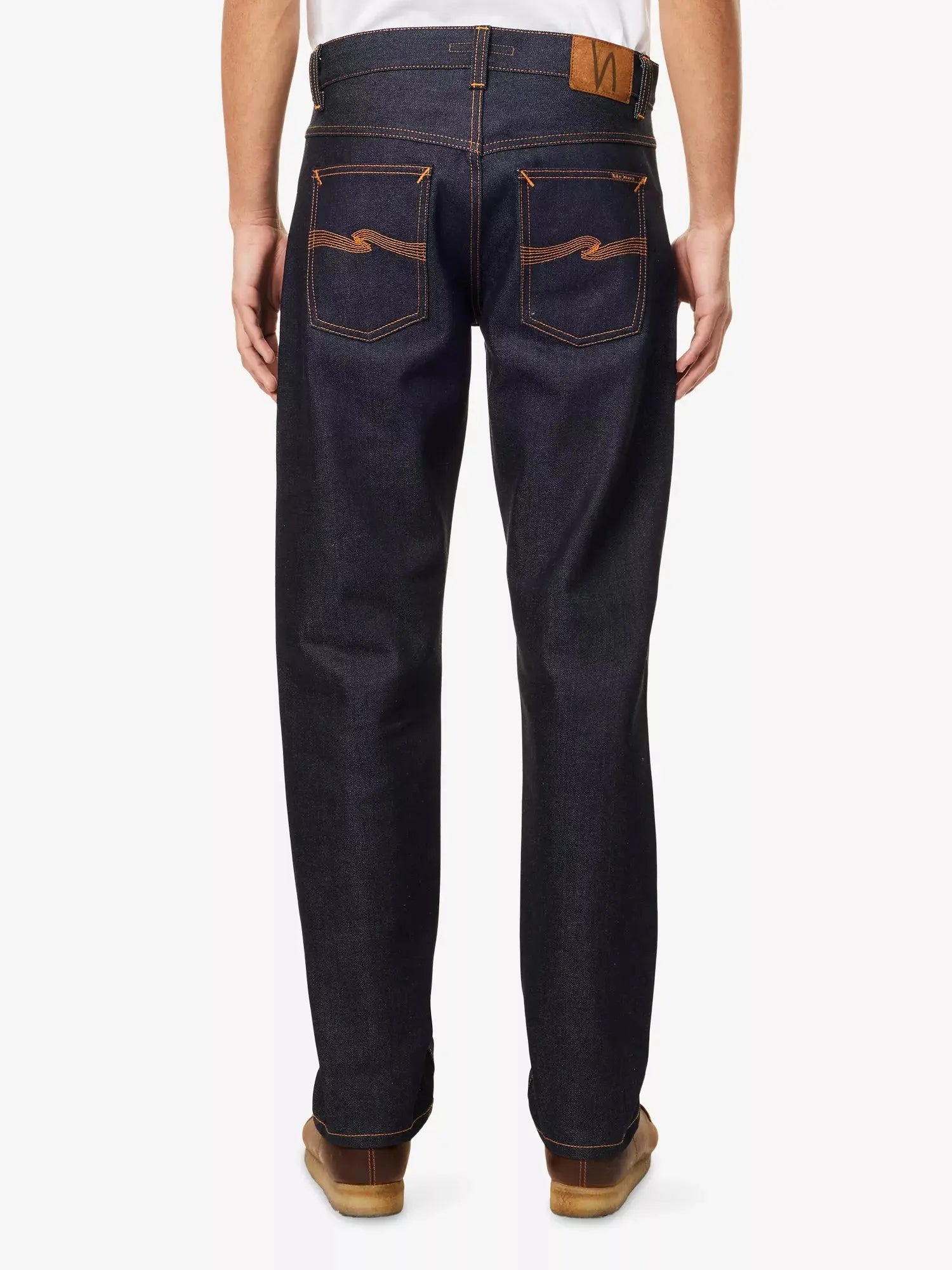 Nudie Jeans Men's Solid Ollie Straight-Leg Stretch-Denim Jeans Nudie Jeans