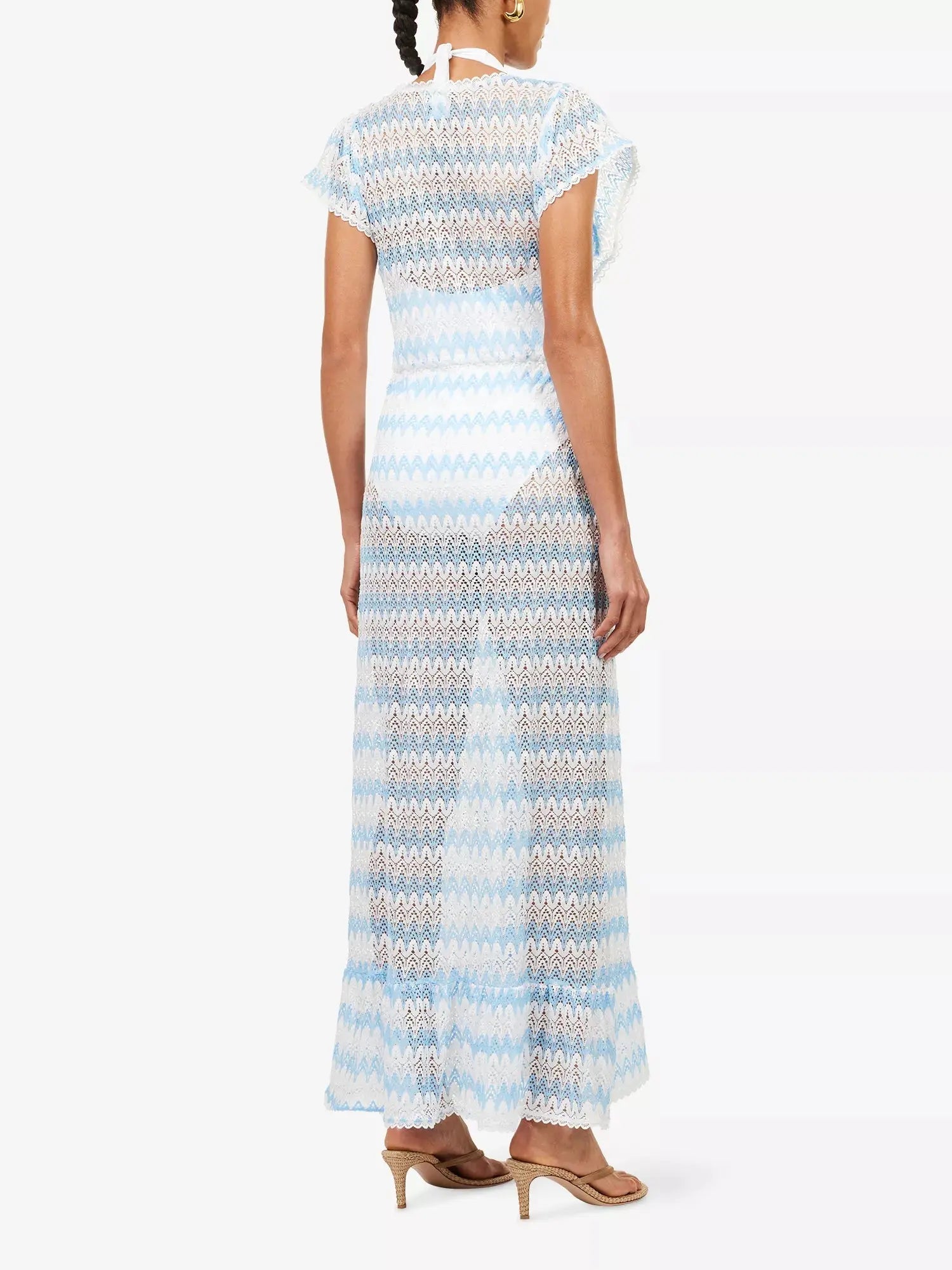 Melissa Odabash Women's Stevie Crochet Cotton Maxi Kaftan Melissa Odabash