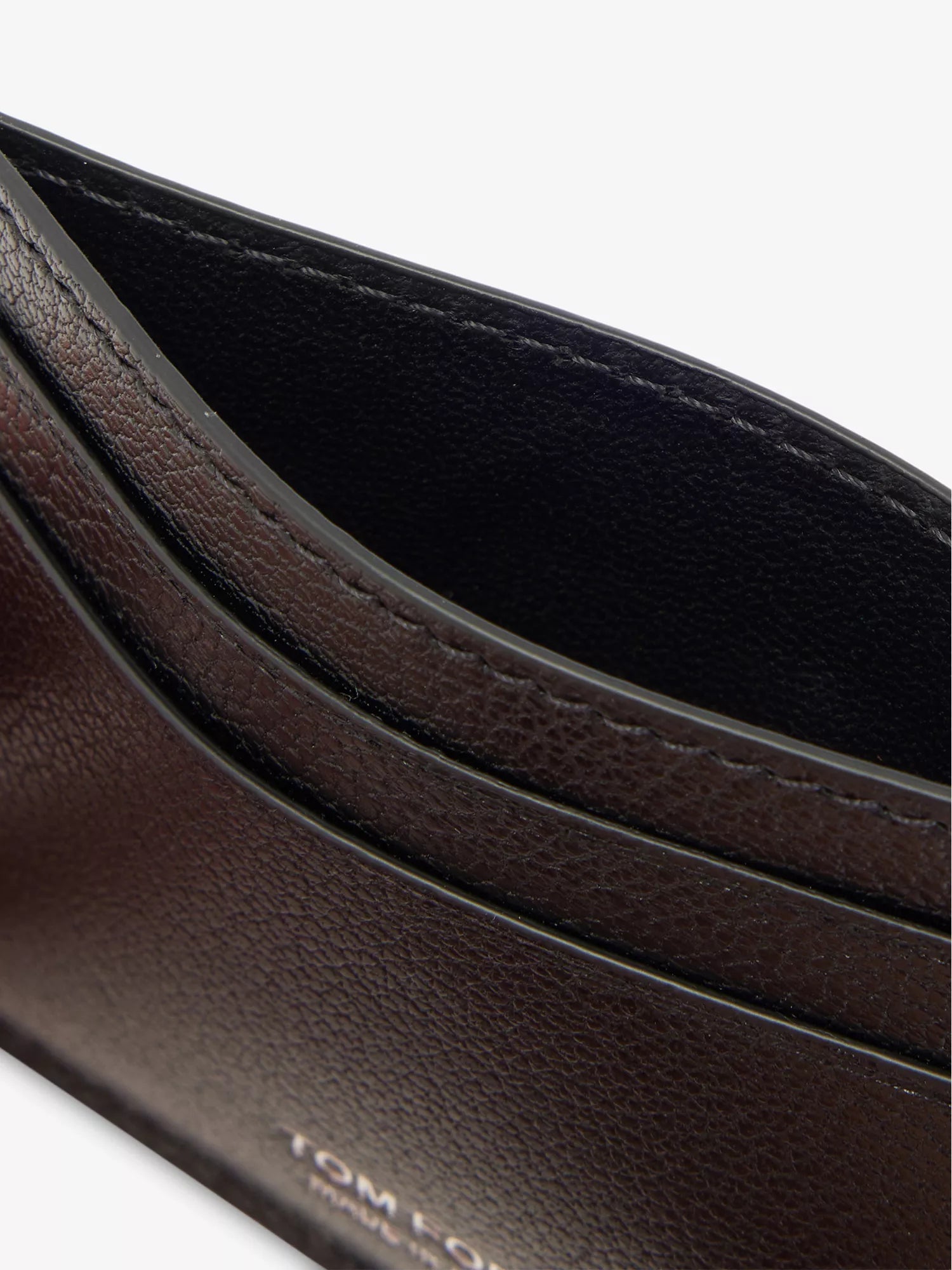 Tom Ford Men's T-Line Classic Leather Card Holder Tom Ford