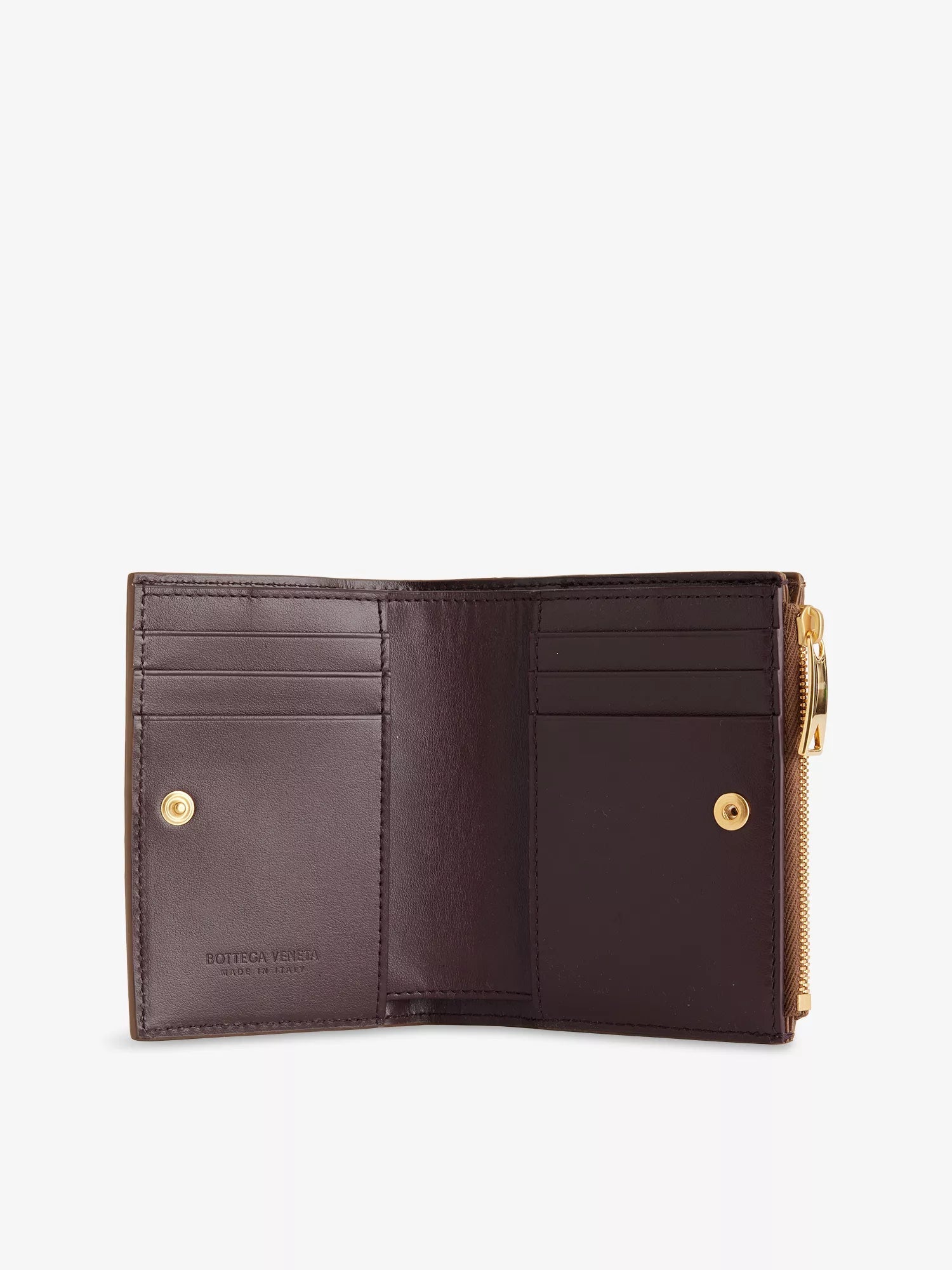 Bottega Veneta Men's Intrecciato Small Bi-Fold Leather Wallet Bottega Veneta