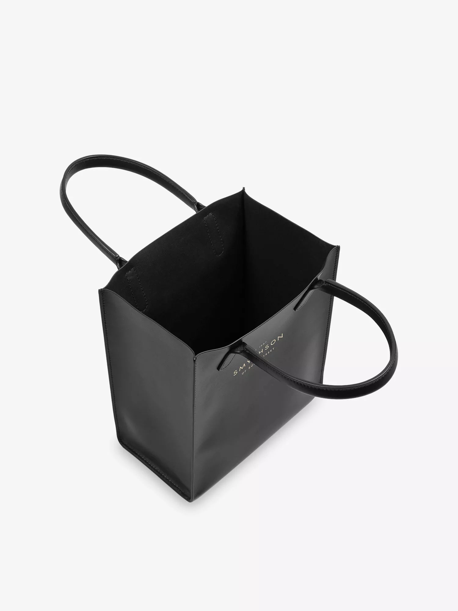 Smythson Men's Pavilion Kingly Mini Leather Tote Bag Smythson
