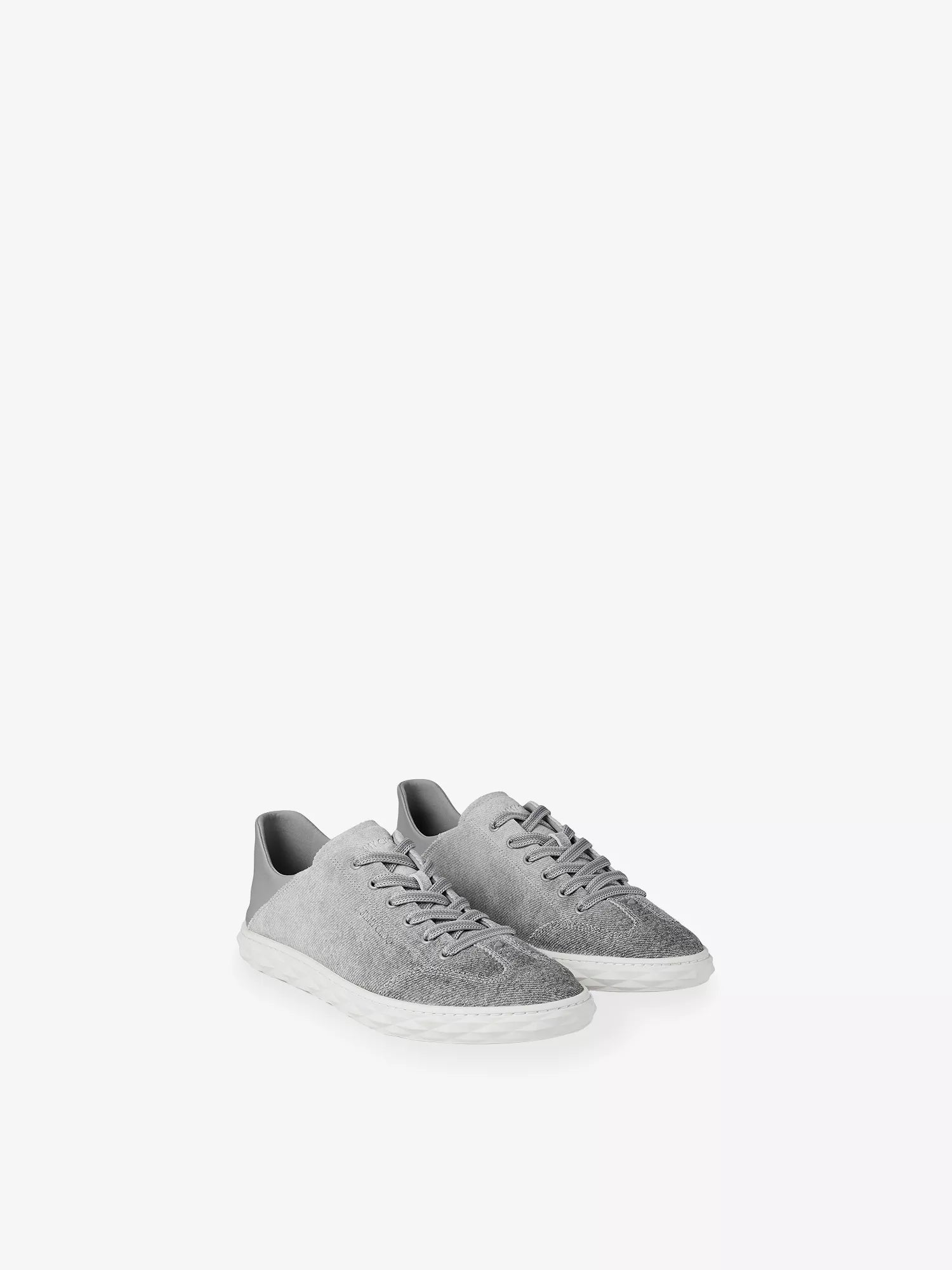 Jimmy Choo Men's Diamond Flex Denim Suede Trainers Jimmy Choo