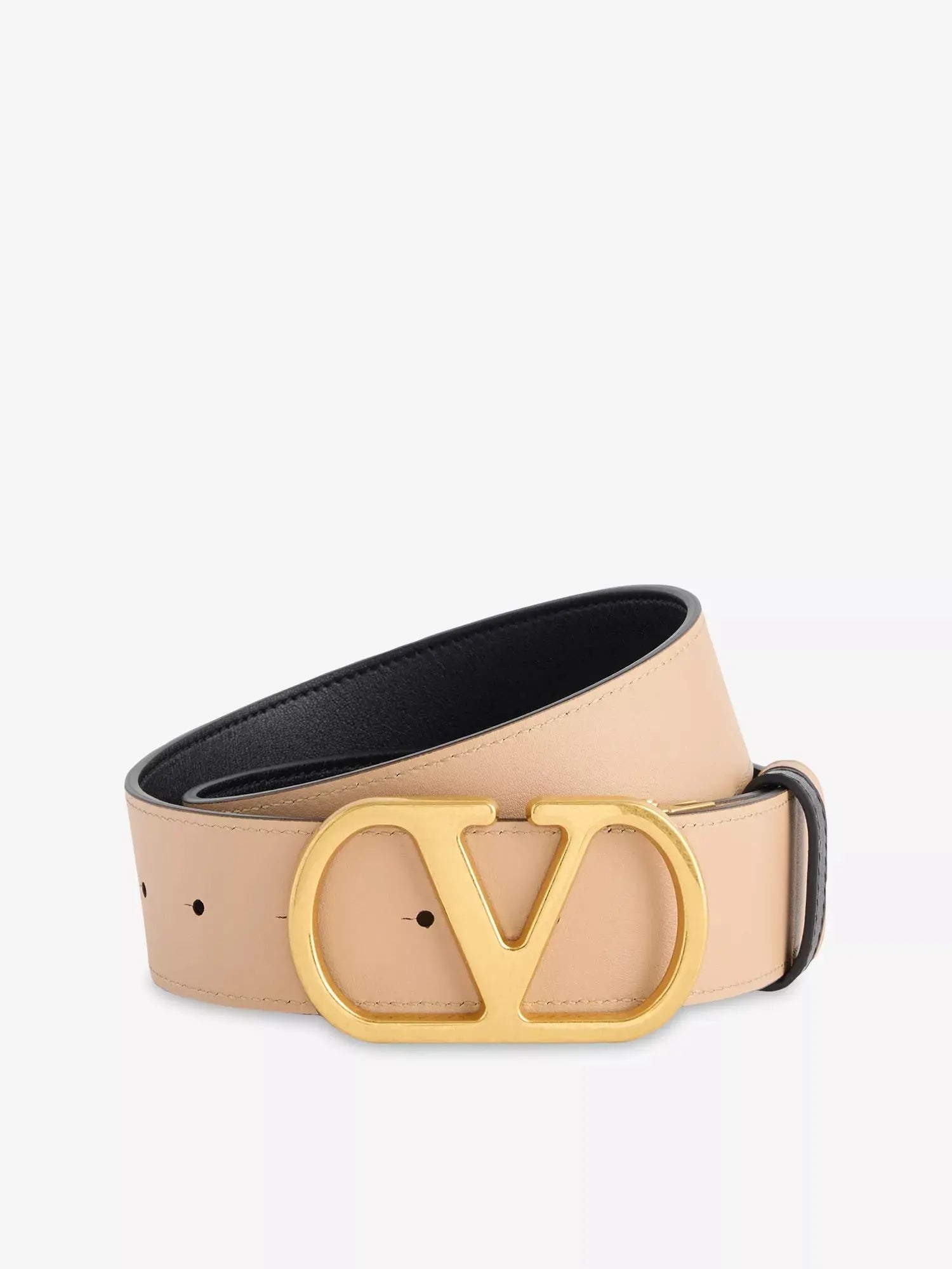 Valentino Garavani Women's VLogo Signature Reversible Leather Belt Valentino Garavani