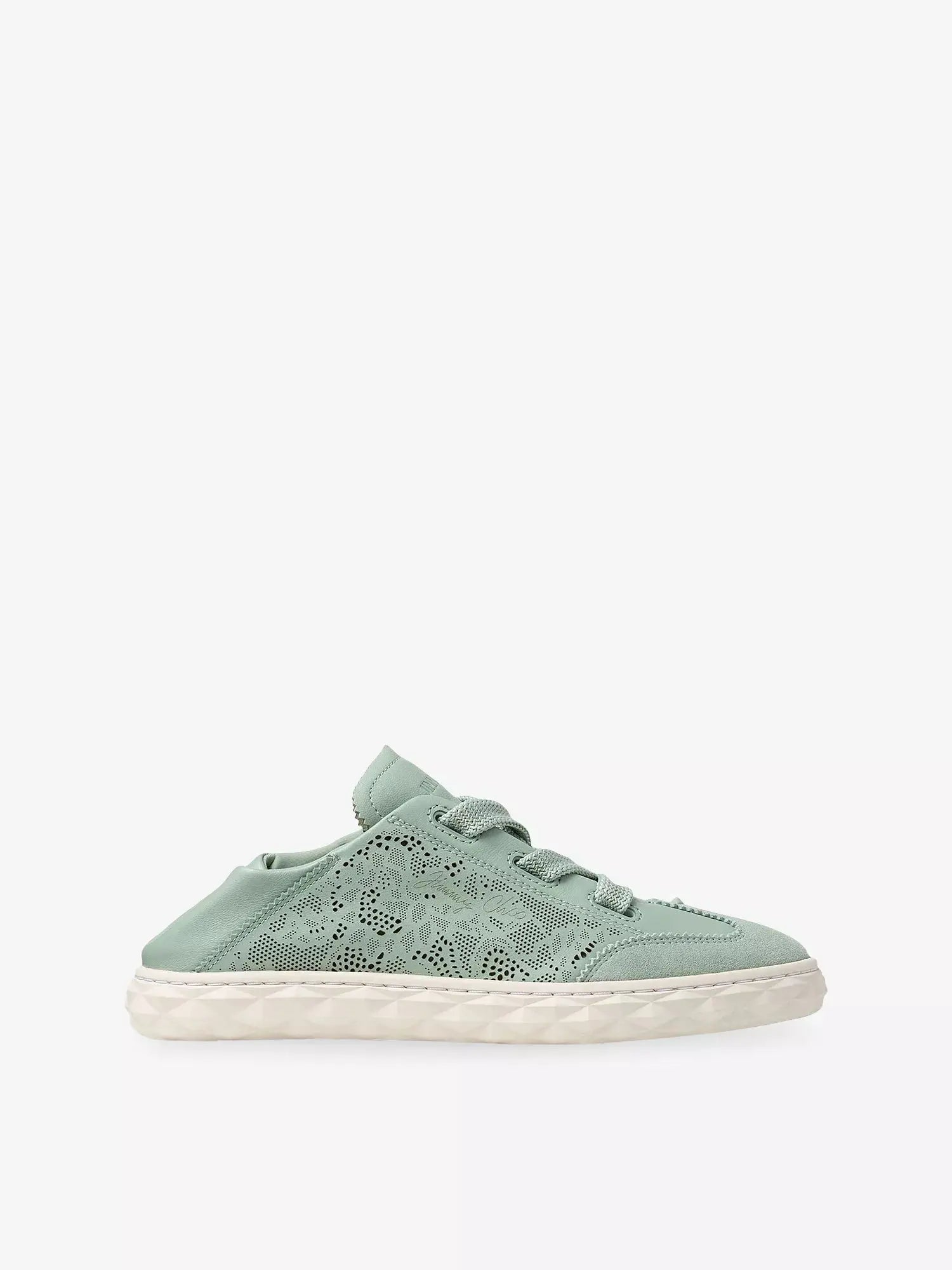 Jimmy Choo Women's Diamond Light Flex Perforated Leather Trainers Jimmy Choo